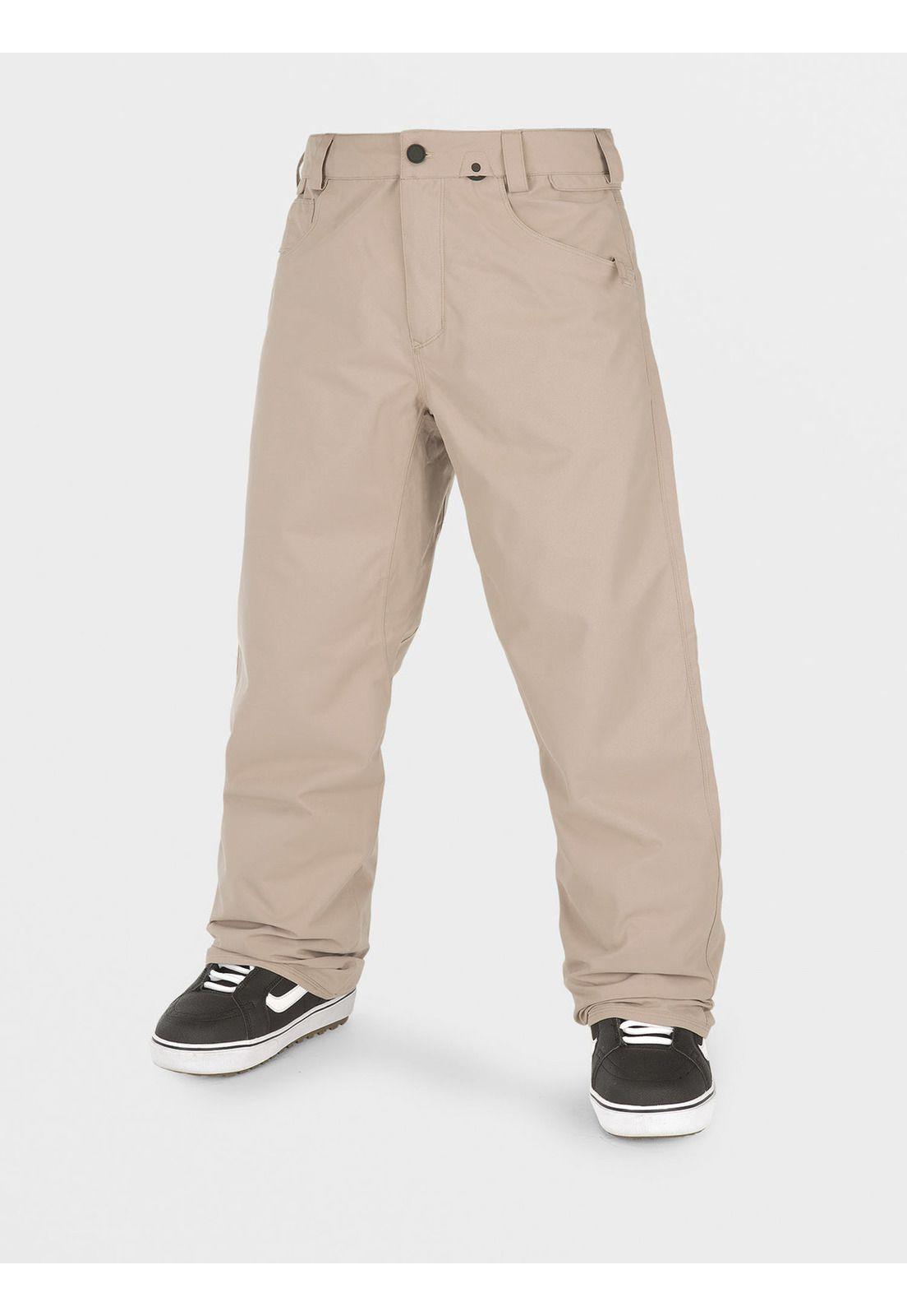 Pantalon 5-Pocket Pant Hombre Cafe Volcom-3