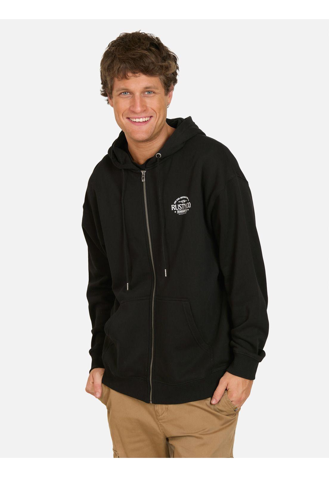 Poleron FZ Brick Negro Hombre Rusty-0