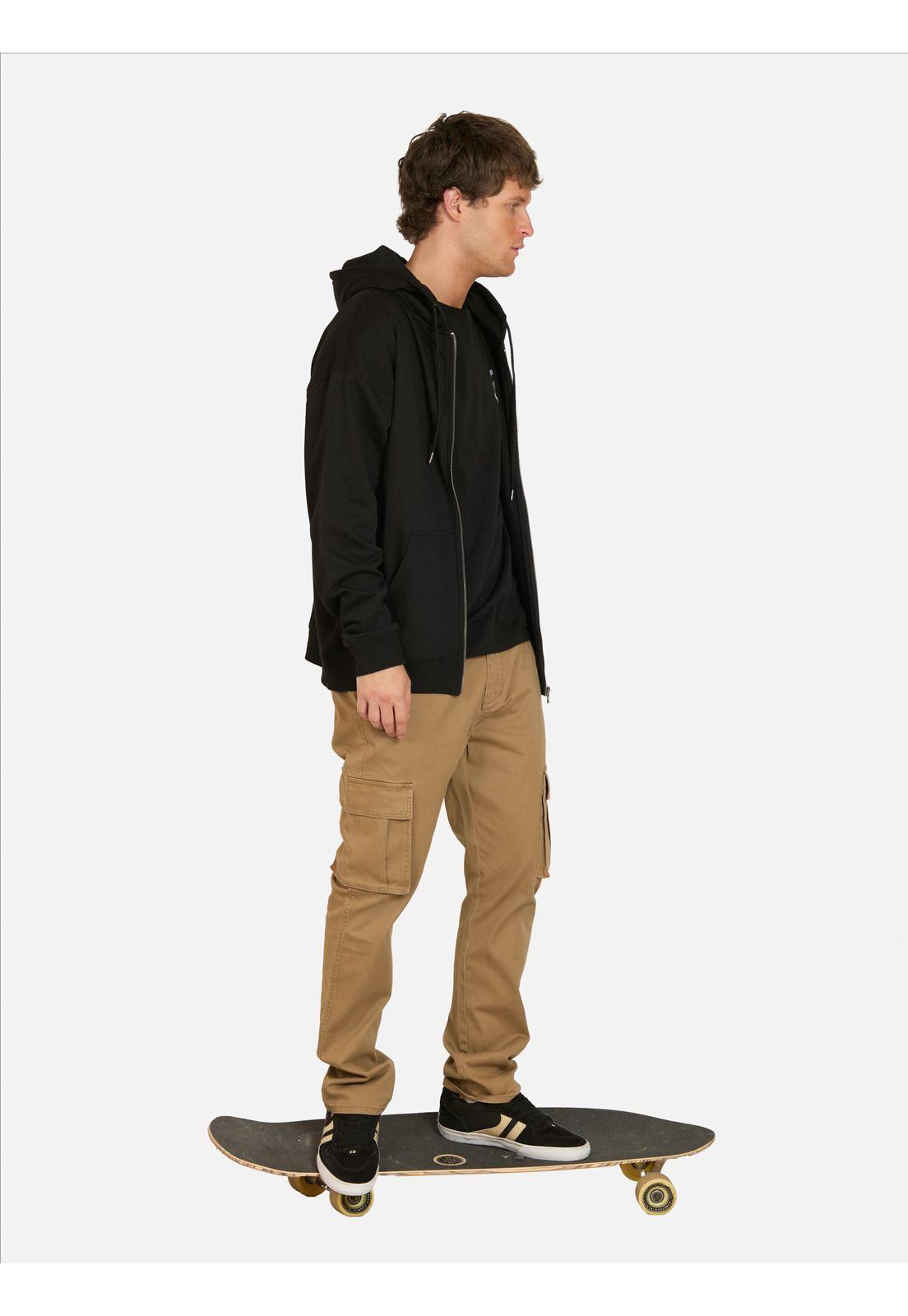 Poleron FZ Brick Negro Hombre Rusty-3