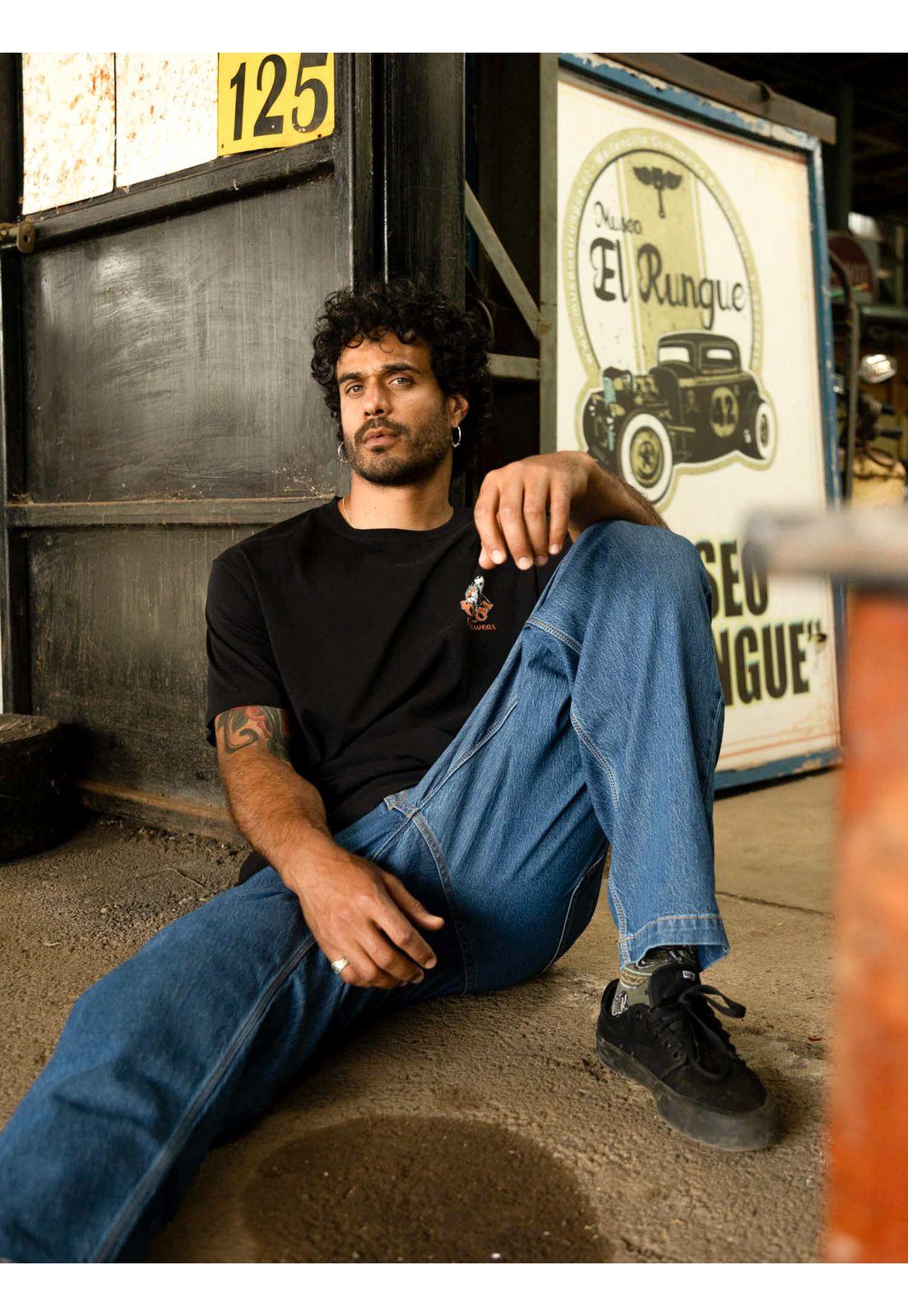 Polera MC Grindit Workwear Negro Hombre Volcom-2