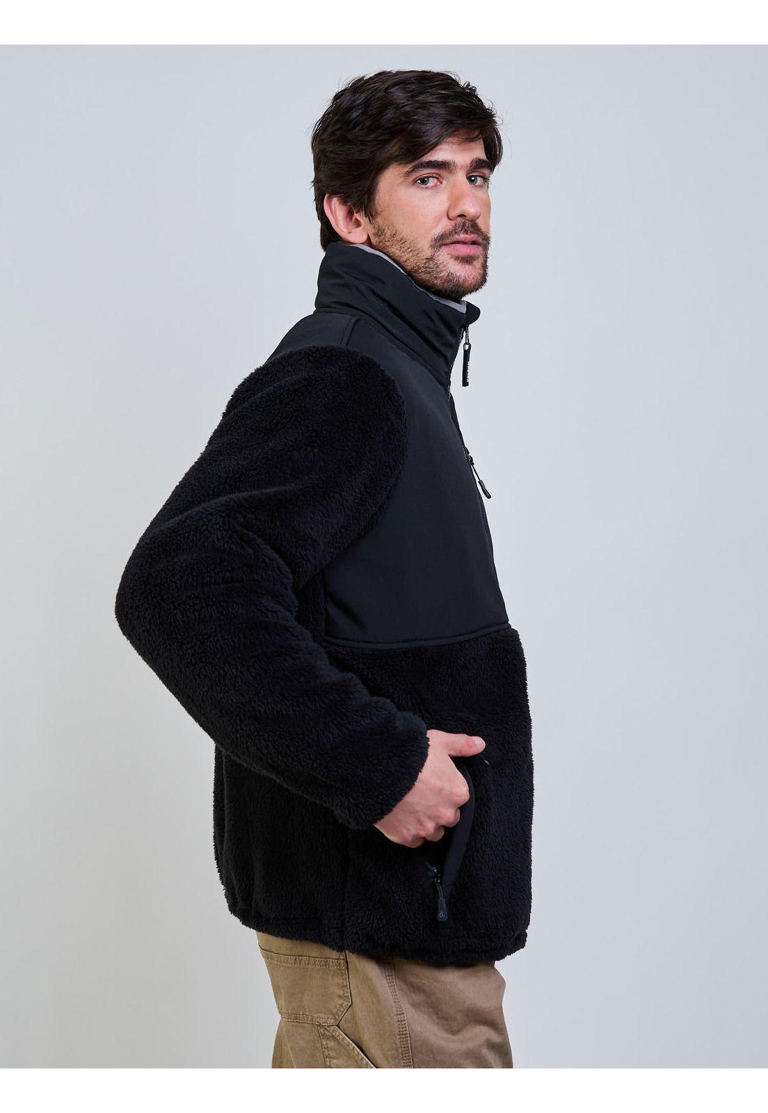 Poleron Chiporro Stone Bat Negro Hombre Volcom-2