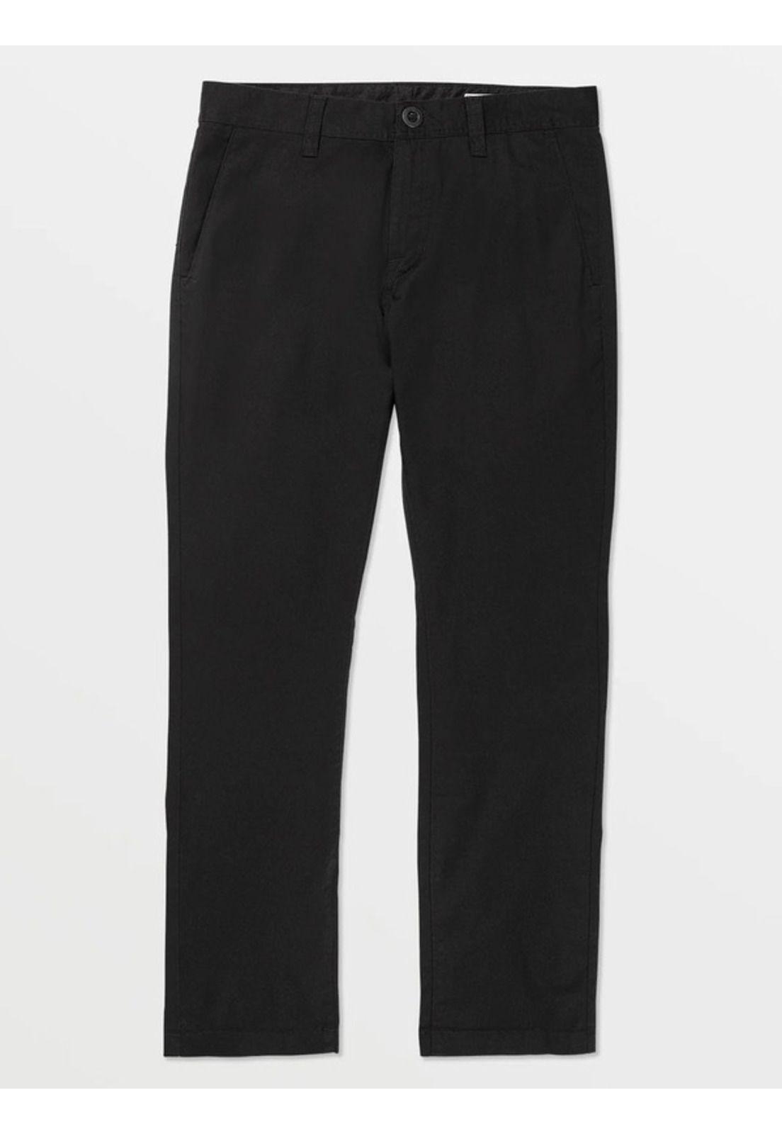 Pantalon Frickin Slim Stretch Negro Hombre Volcom-0