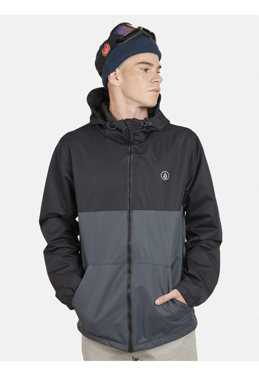 Chaqueta Kangaroo Stone Hombre Negro Volcom-0