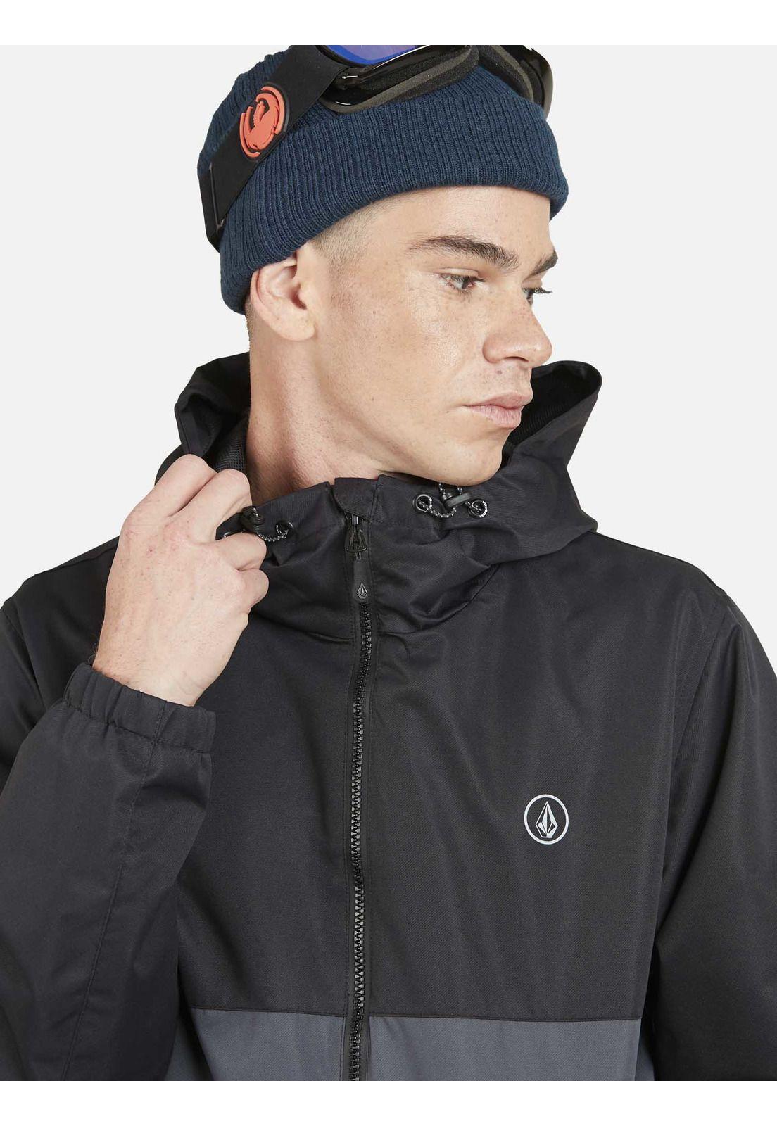 Chaqueta Kangaroo Stone Hombre Negro Volcom-2