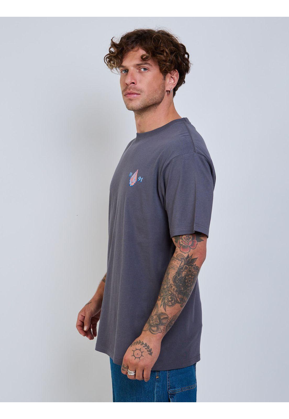 Polera MC Countertop Gris Hombre Volcom-2