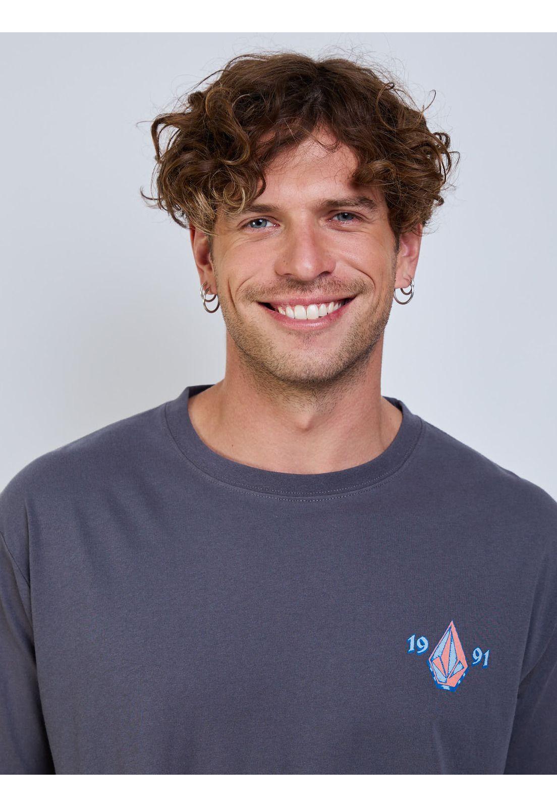 Polera MC Countertop Gris Hombre Volcom-4