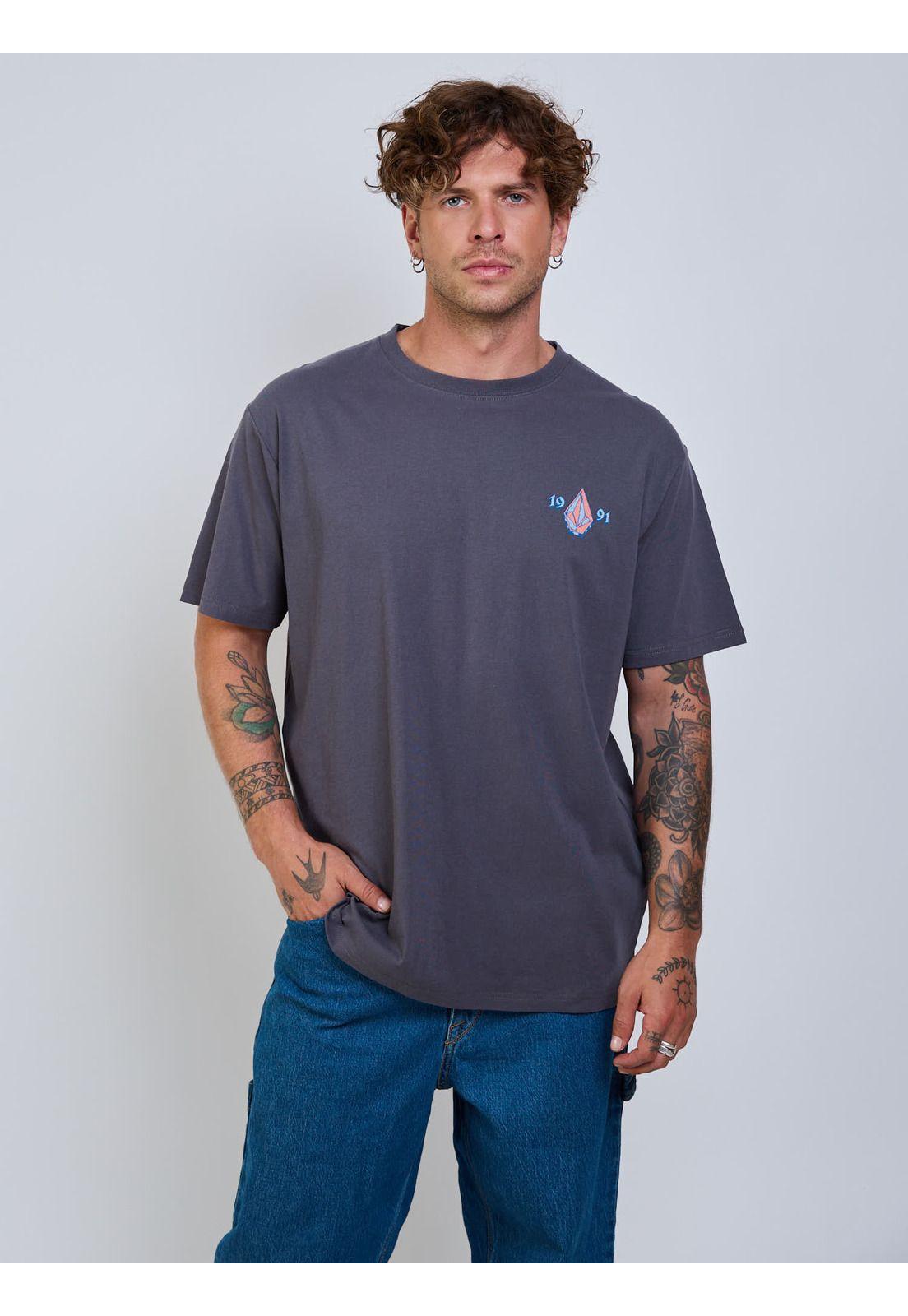 Polera MC Countertop Gris Hombre Volcom-5