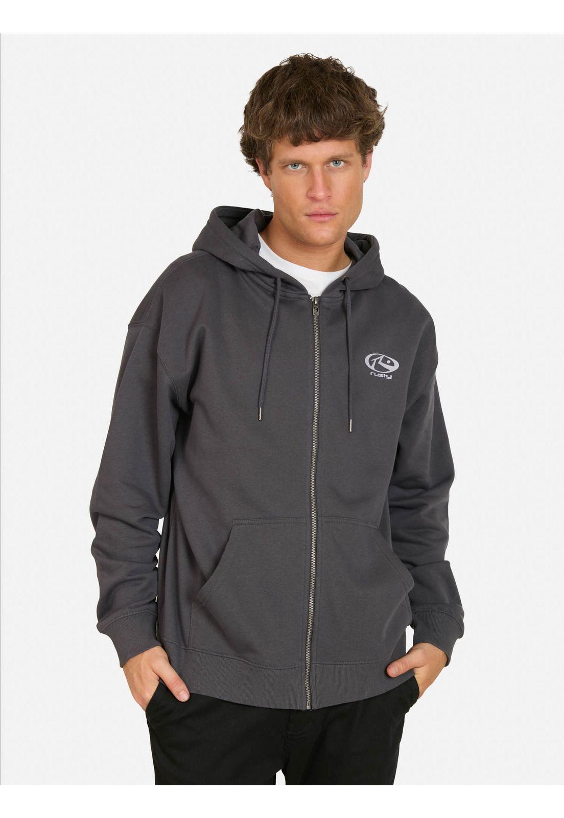 Poleron FZ Brine Gris Hombre Rusty-0