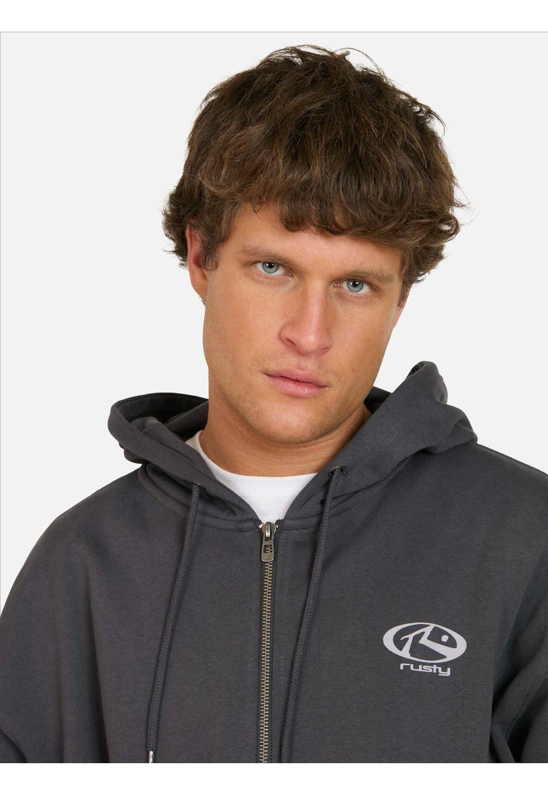 Poleron FZ Brine Gris Hombre Rusty-2