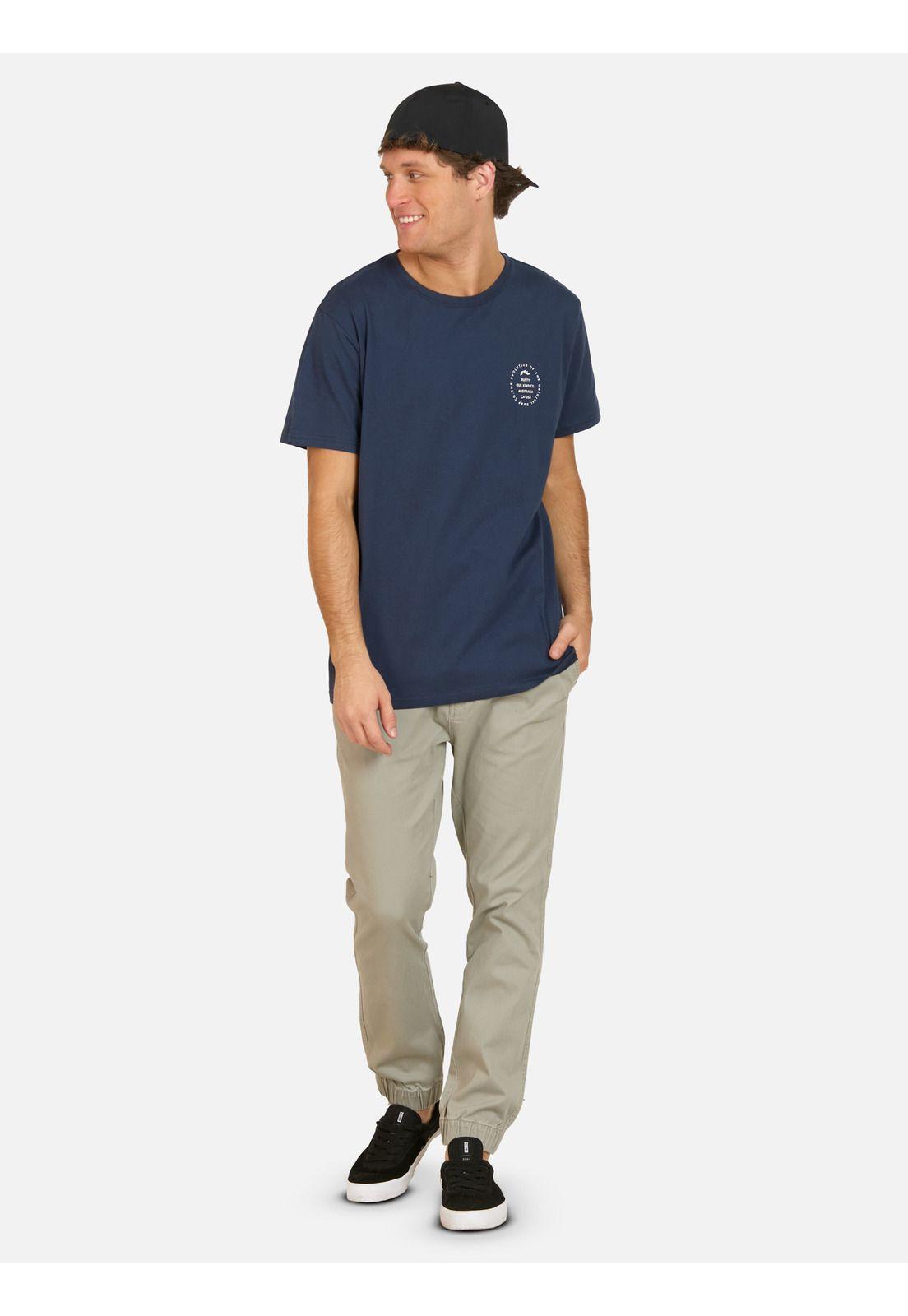 Polera MC Drift Azul Hombre Rusty-3