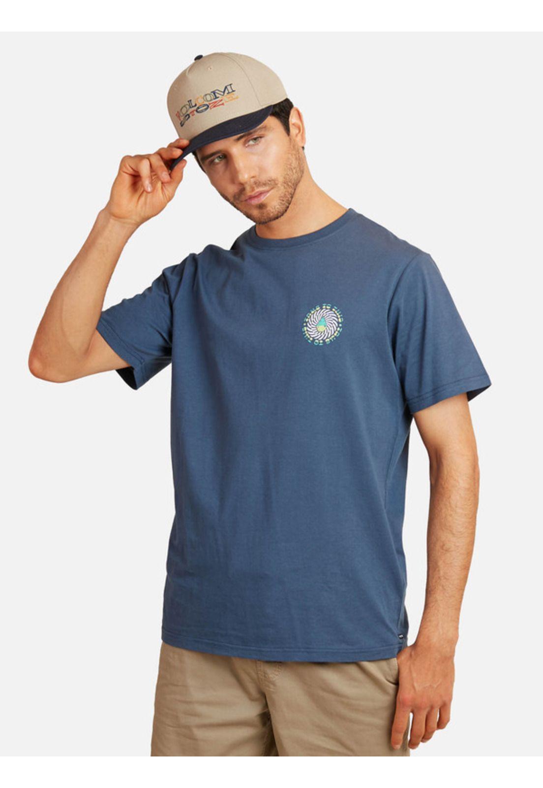 Polera Iron Sst Azul marino Hombre Volcom-0