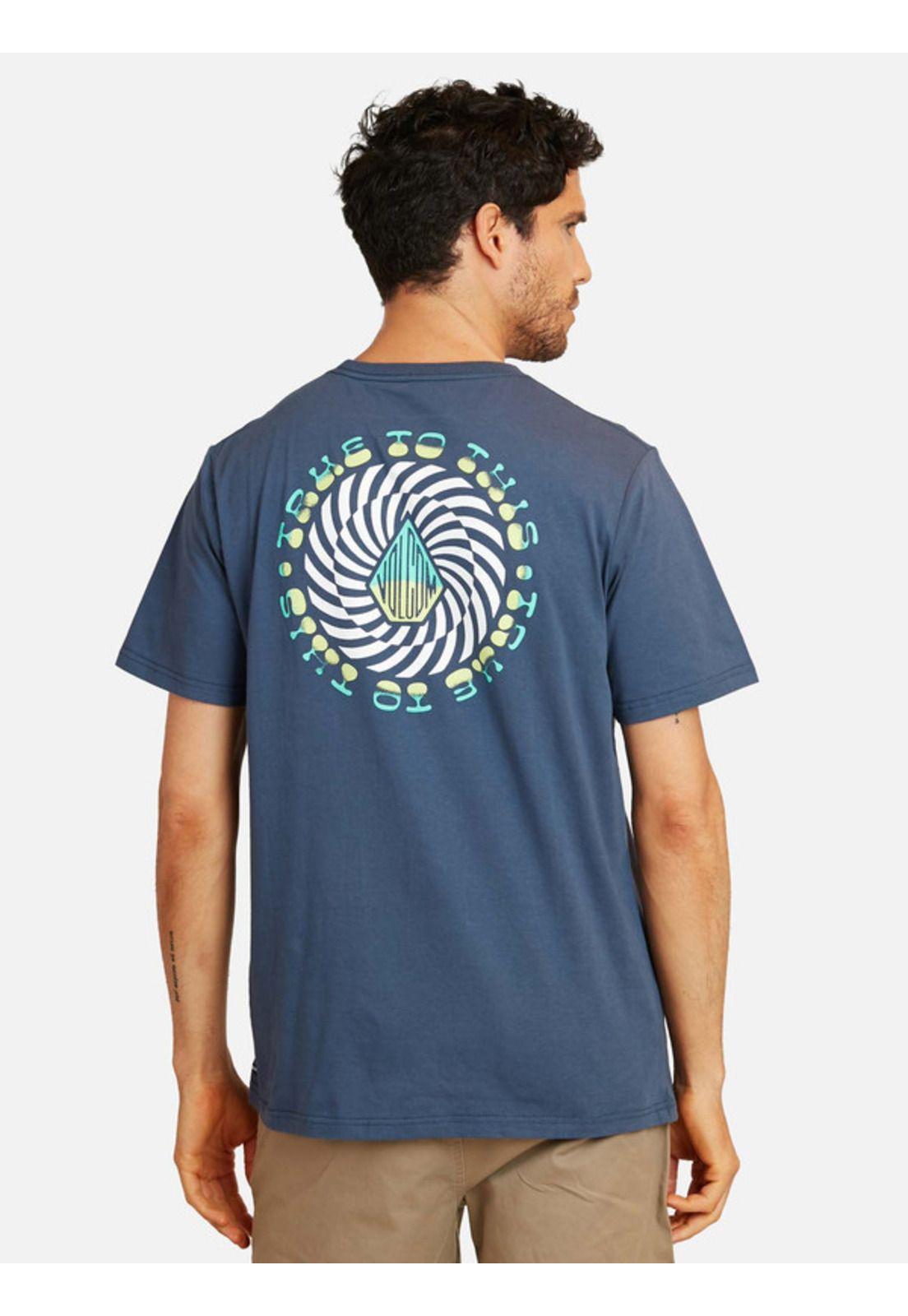 Polera Iron Sst Azul marino Hombre Volcom-1