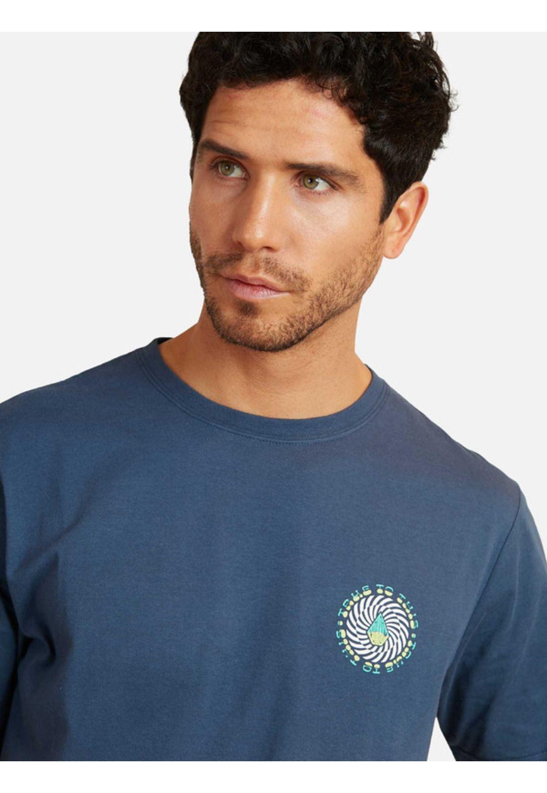 Polera Iron Sst Azul marino Hombre Volcom-3