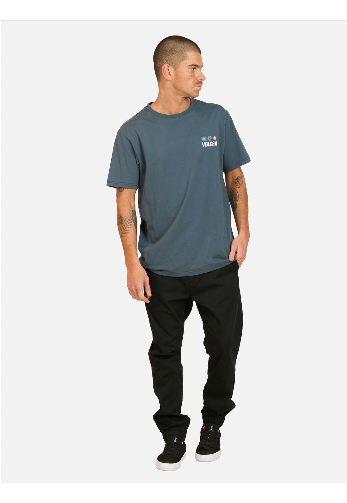 Polera MC Effect Azul Hombre Volcom-3