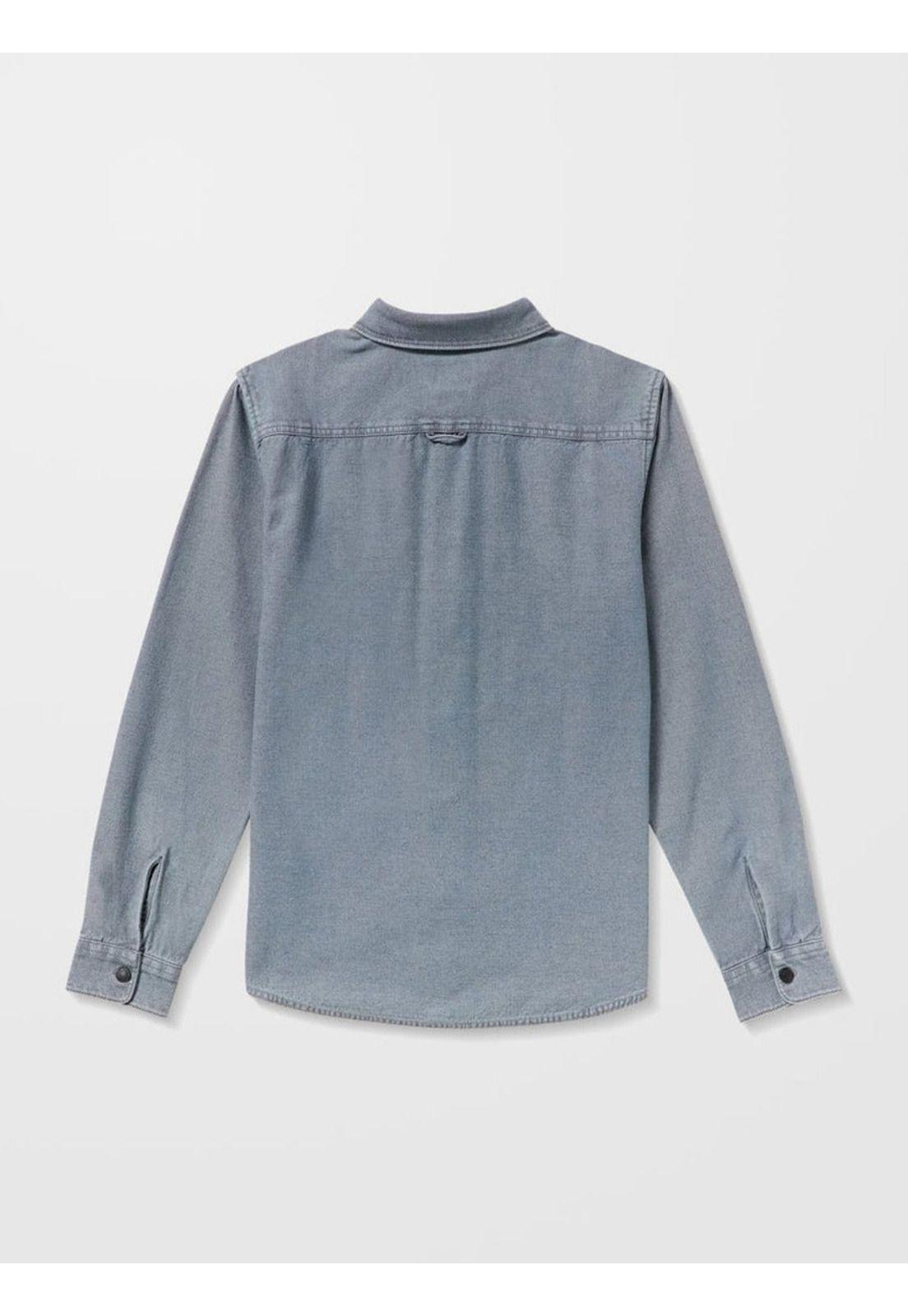 Camisa LevelStone Azul Hombre Volcom-1