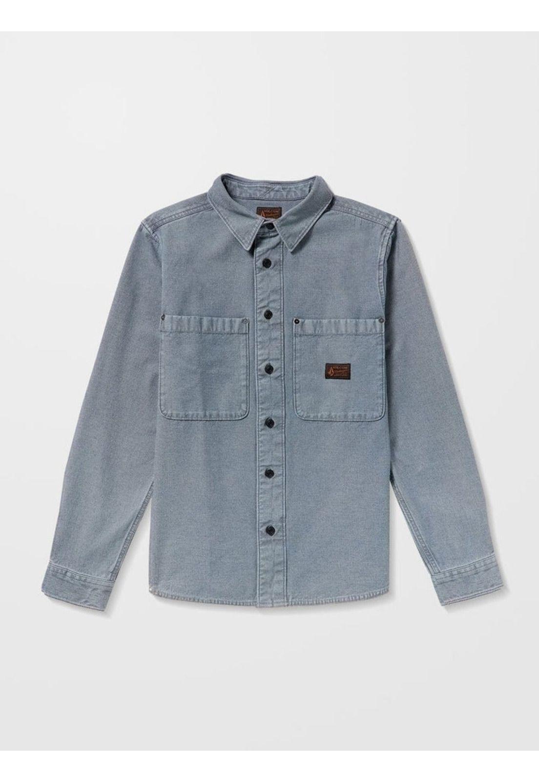 Camisa LevelStone Azul Hombre Volcom-2