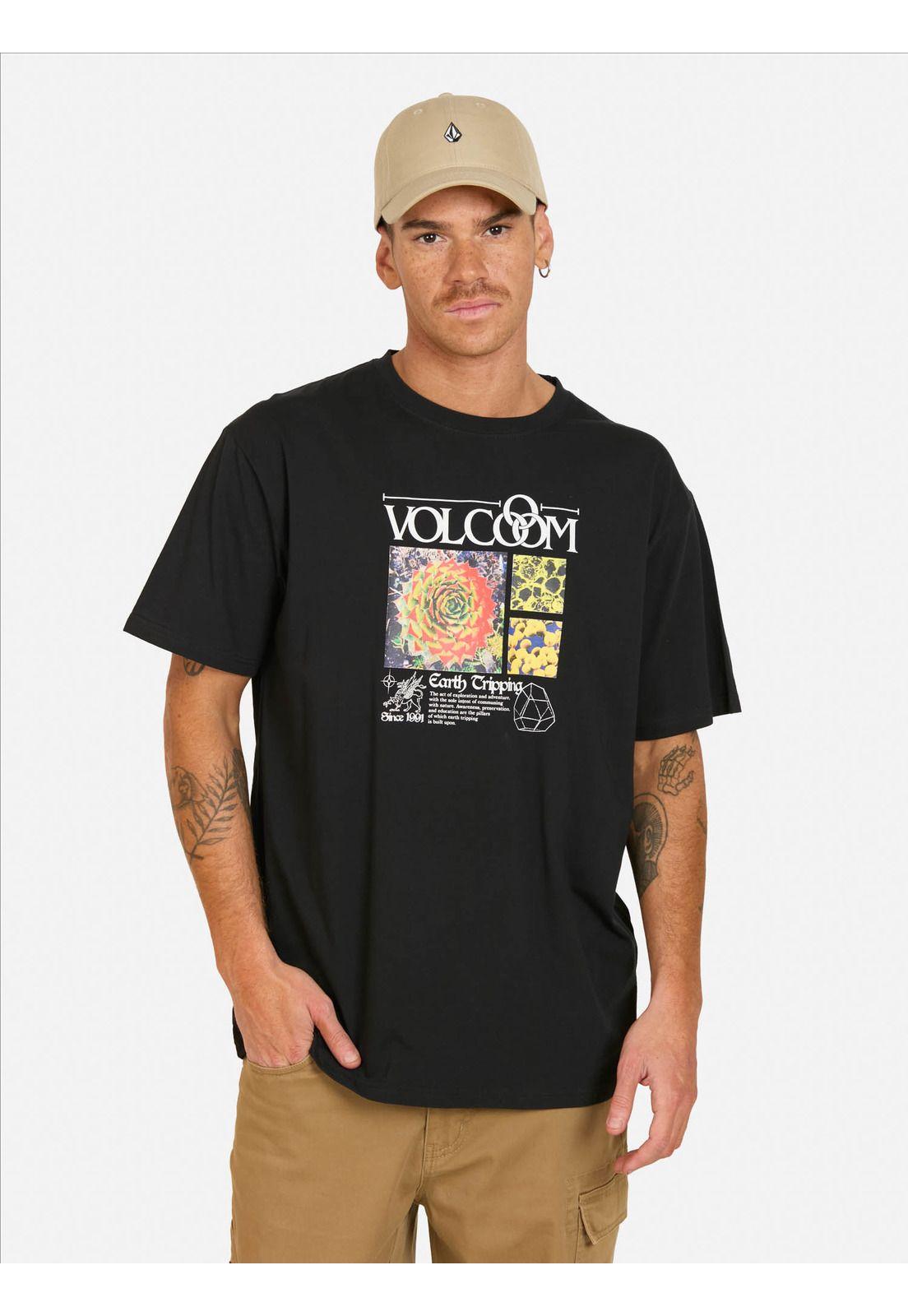 Polera MC Succr Negro Hombre Volcom-0