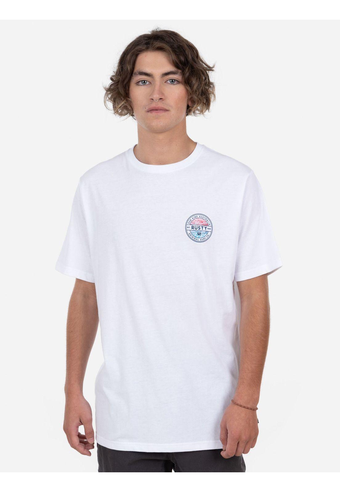 Polera ORIGINAL SS TEE Hombre Blanco Rusty-0