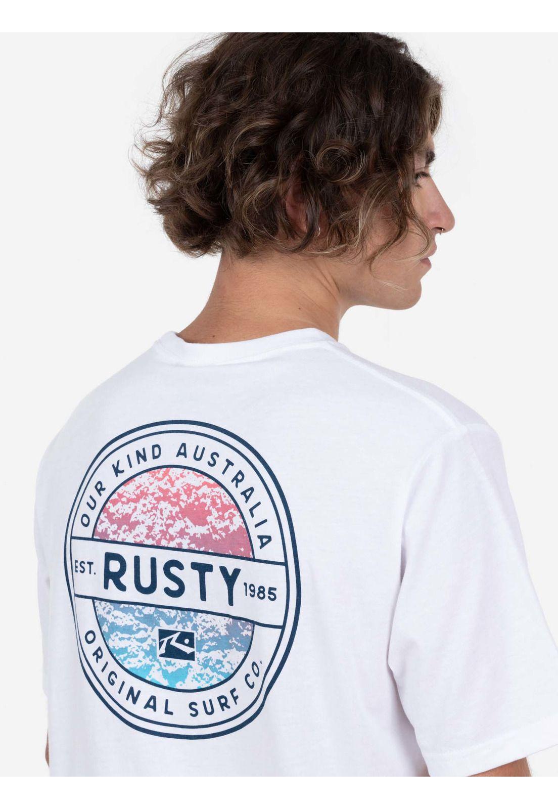Polera ORIGINAL SS TEE Hombre Blanco Rusty-3