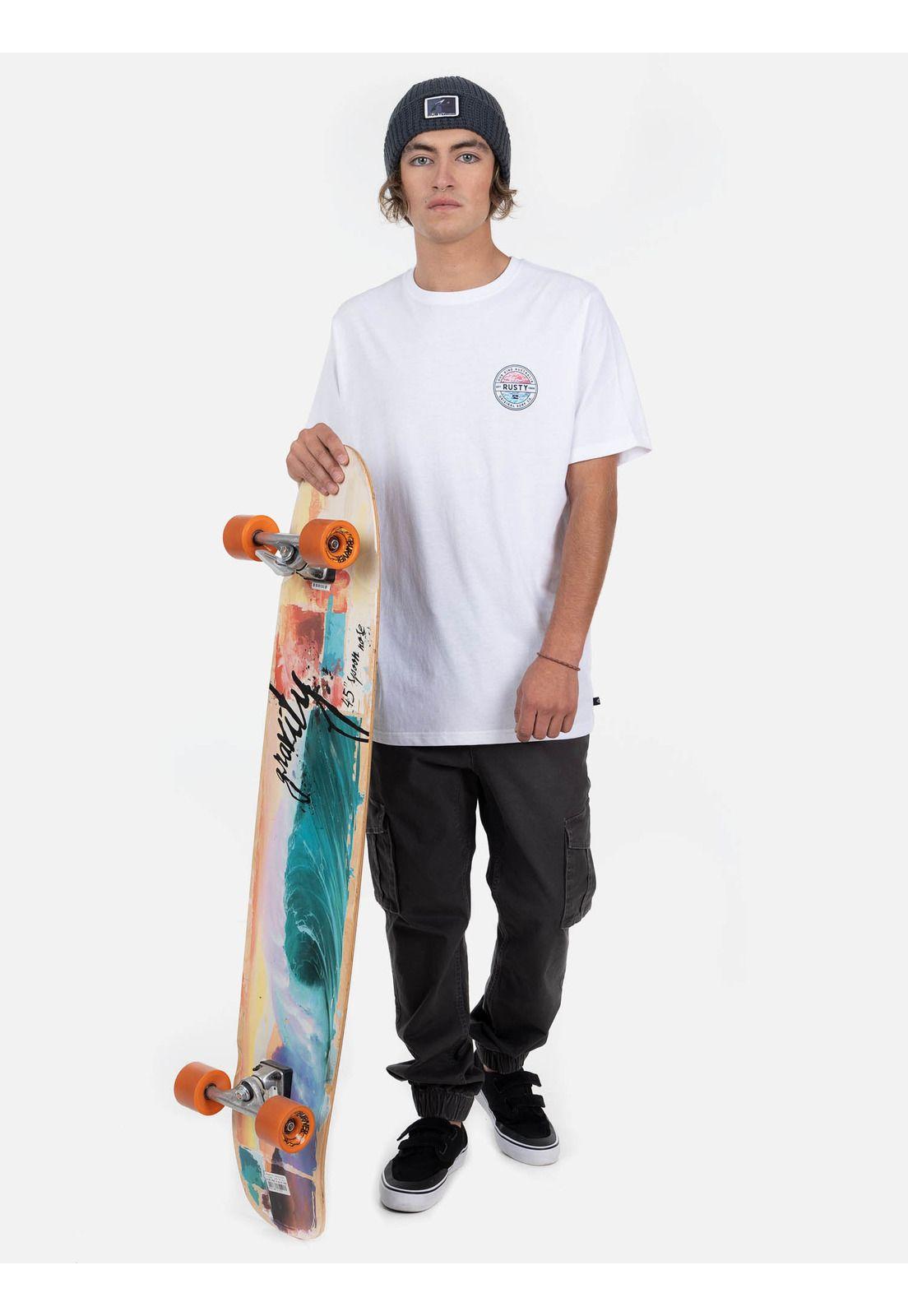 Polera ORIGINAL SS TEE Hombre Blanco Rusty-4