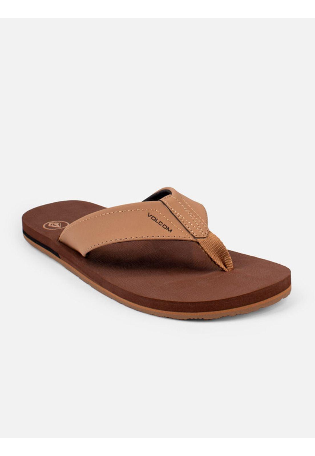Sandalias Victor Cafe Hombre Volcom-1
