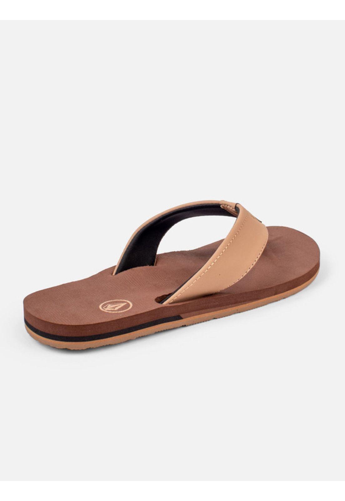 Sandalias Victor Cafe Hombre Volcom-2