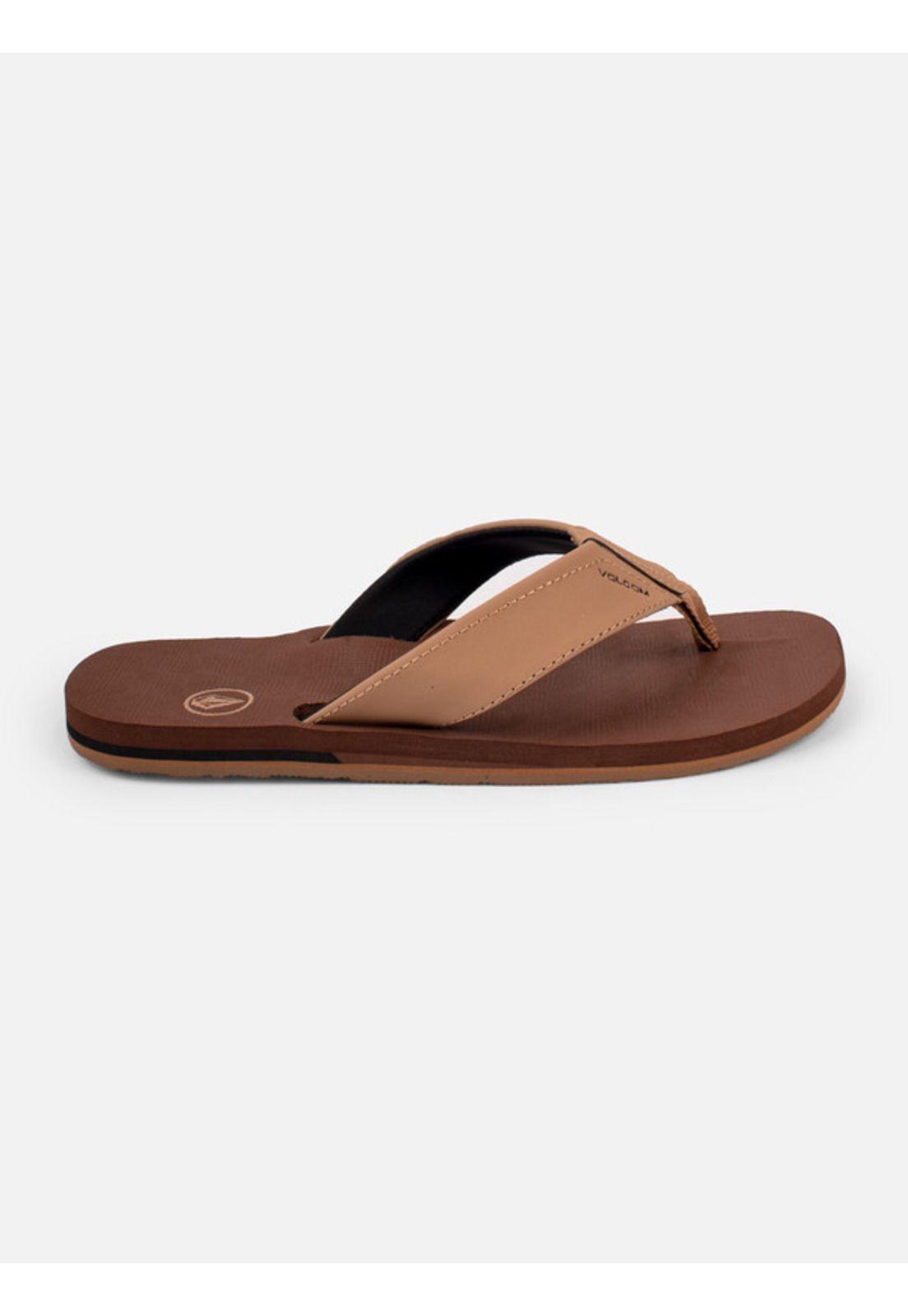 Sandalias Victor Cafe Hombre Volcom-3