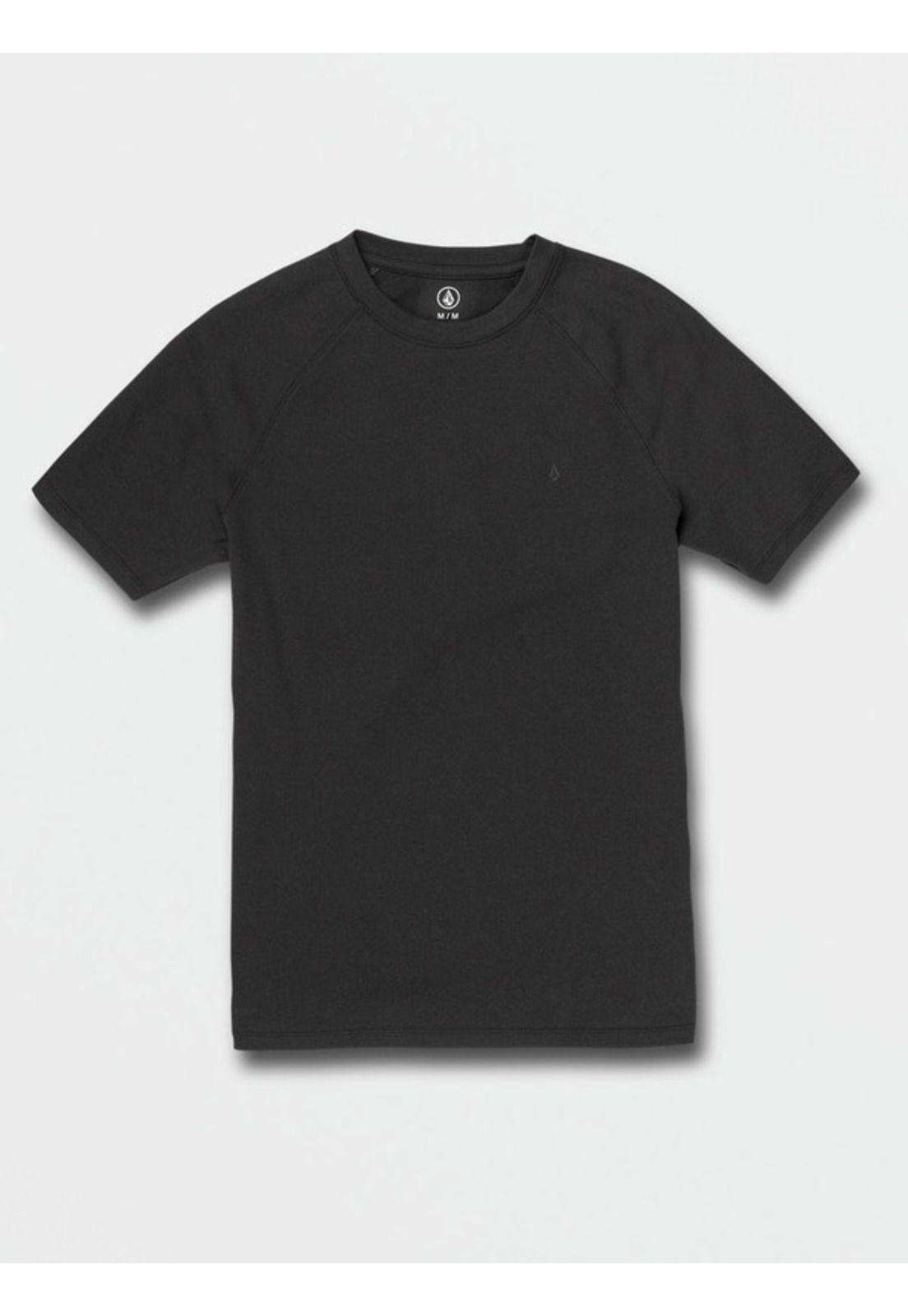 Polera HAZARD PRO CREW SS Hombre Negro Volcom-1