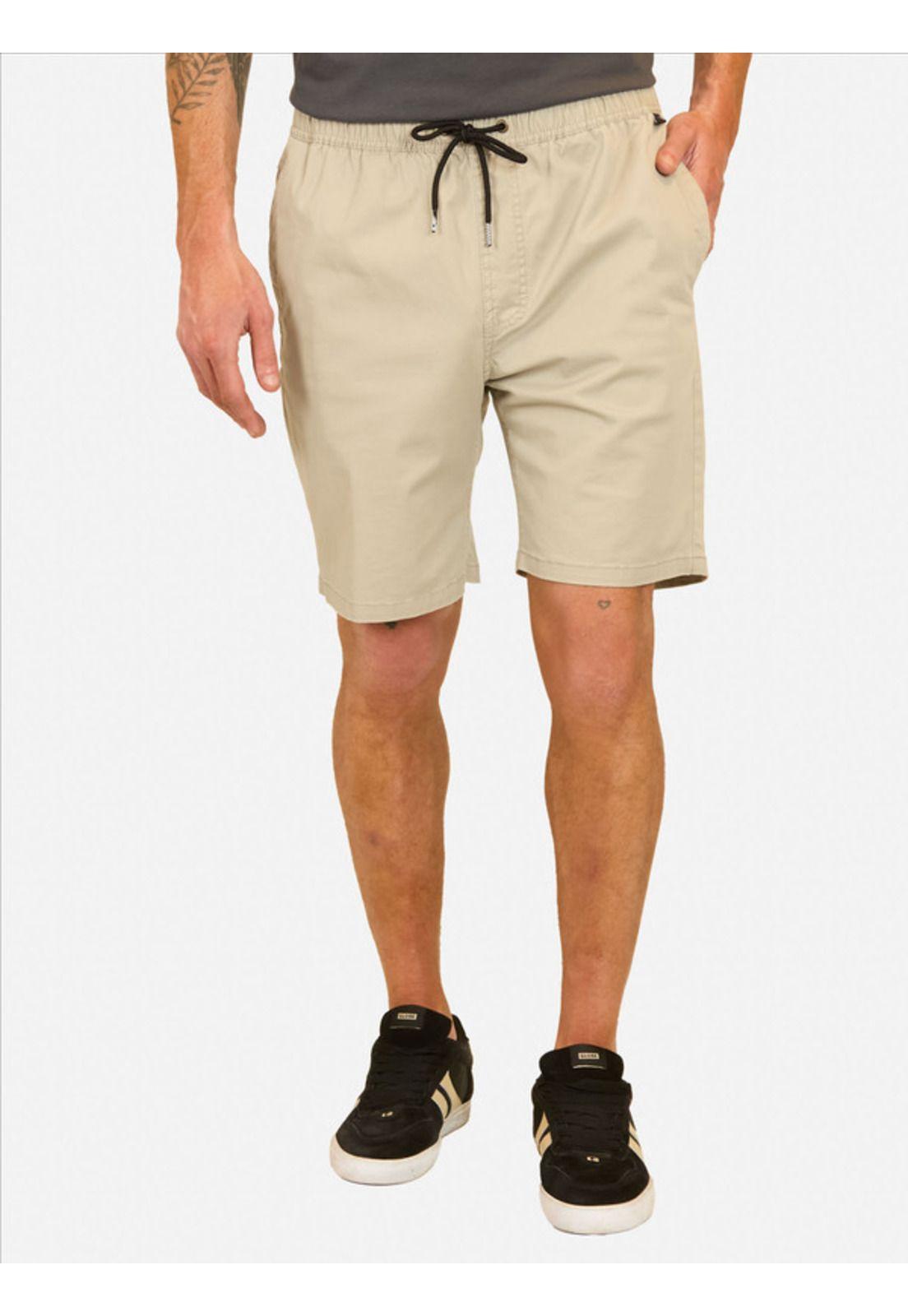 Bermuda Jogger Classic Gris Hombre Volcom-0