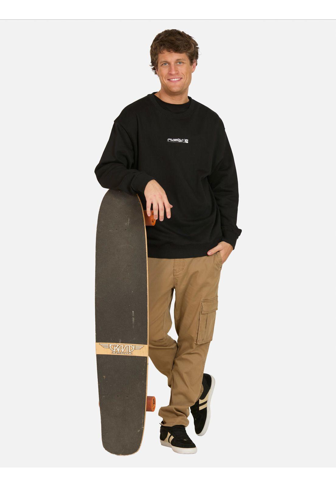 Poleron CR Avalanche Negro Hombre Rusty-3
