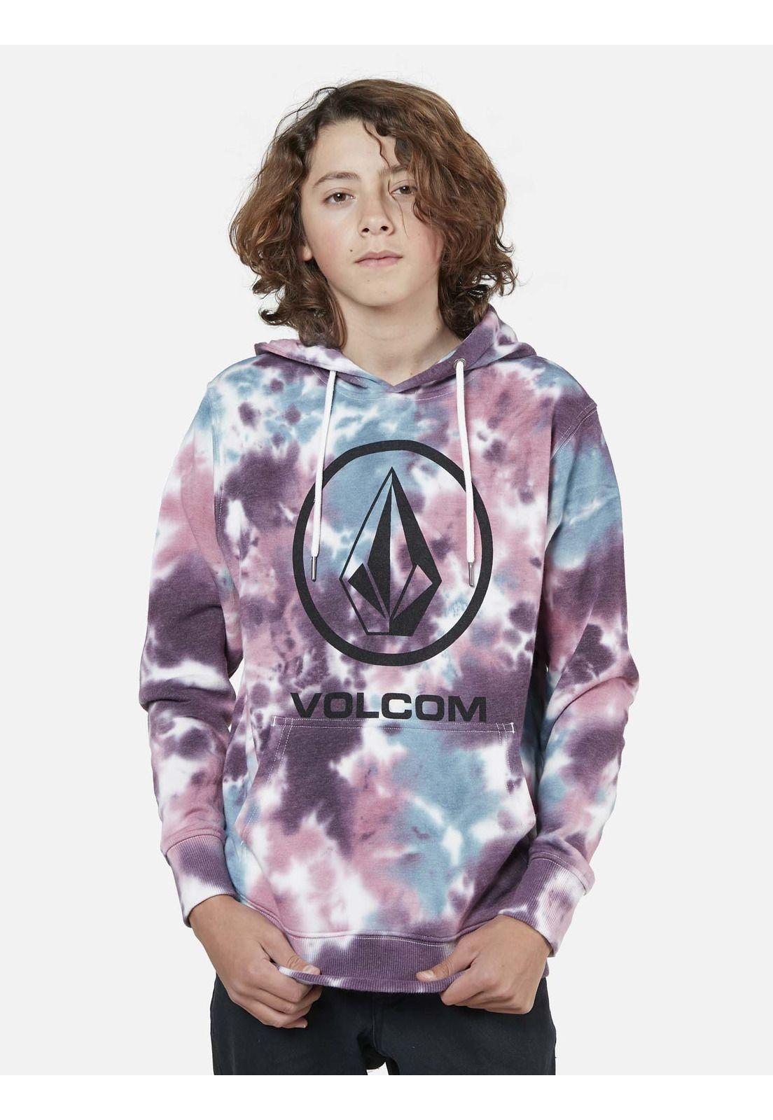 Poleron Canguro Juvenil 7O203-MV22 Burdeo Volcom-0