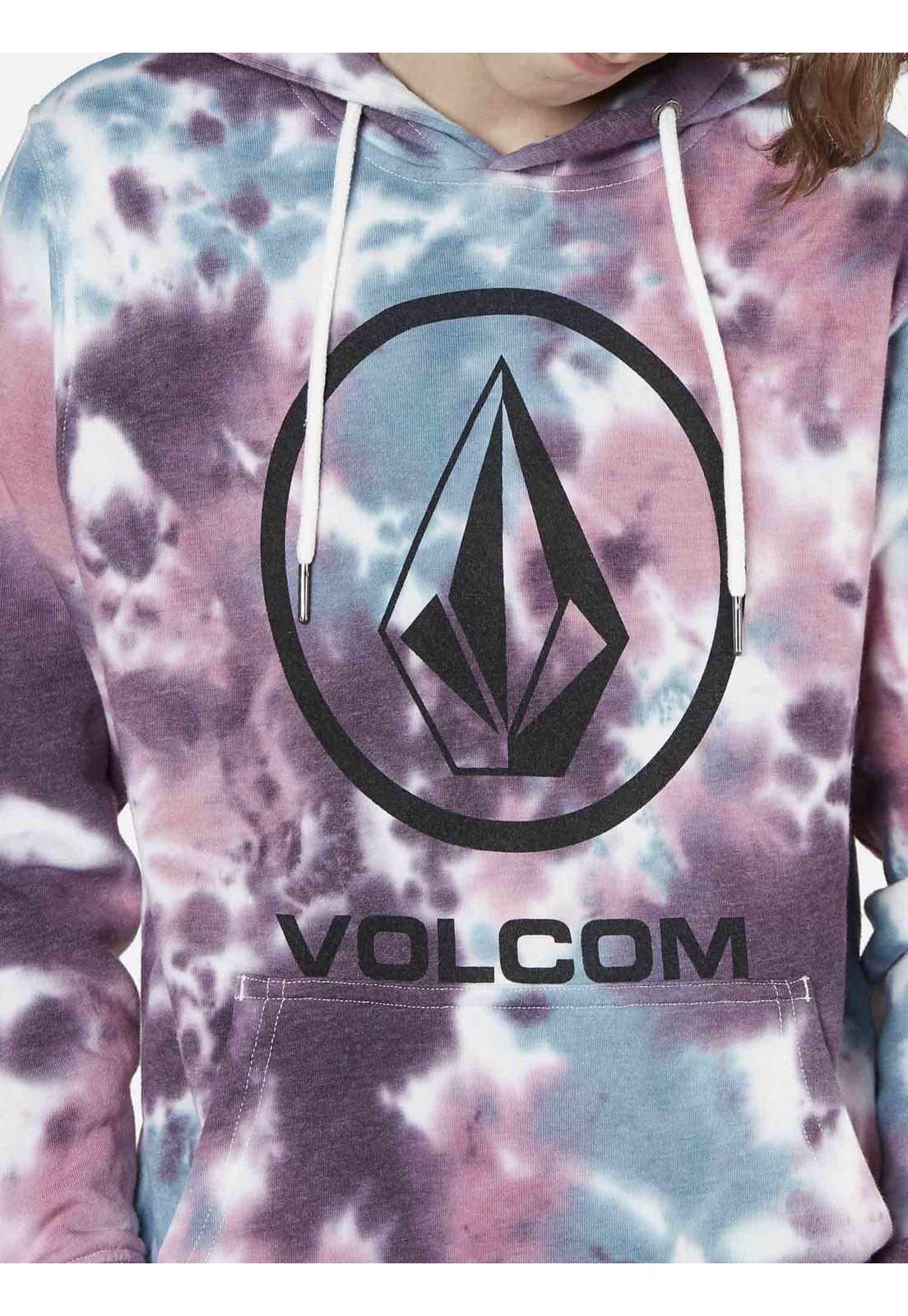 Poleron Canguro Juvenil 7O203-MV22 Burdeo Volcom-2