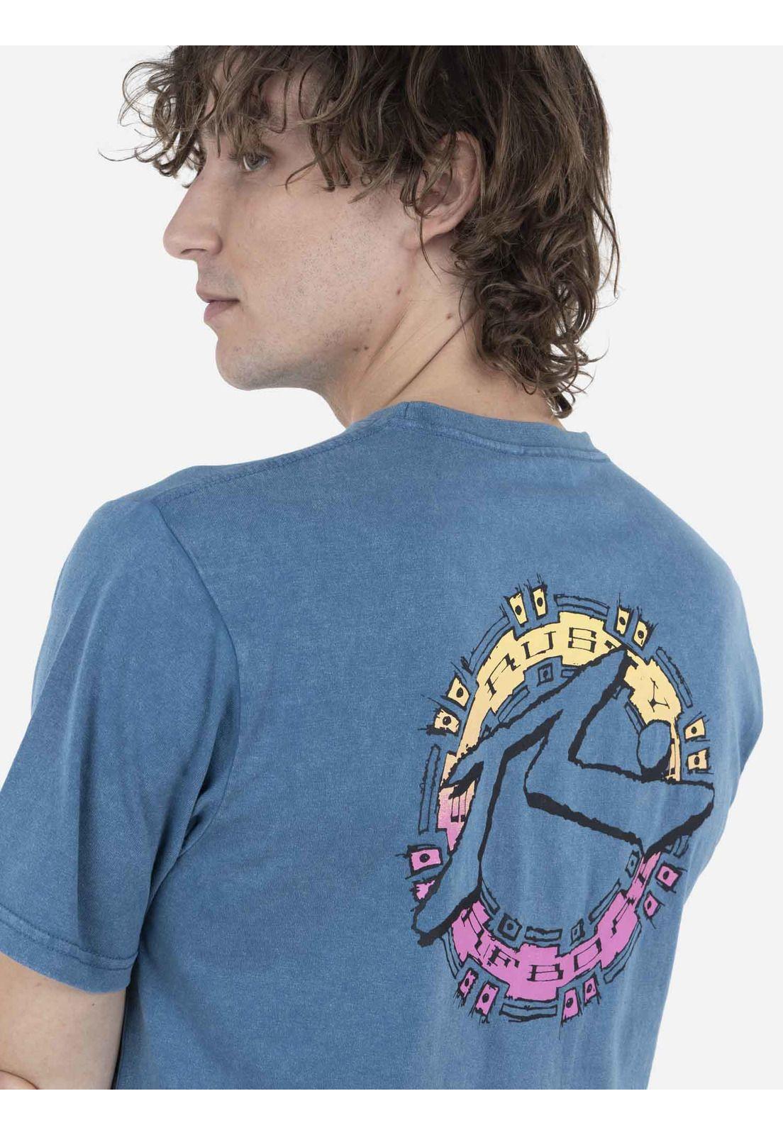 Polera Hombre AZTEK ACID S/S TEE Azul Rusty-2