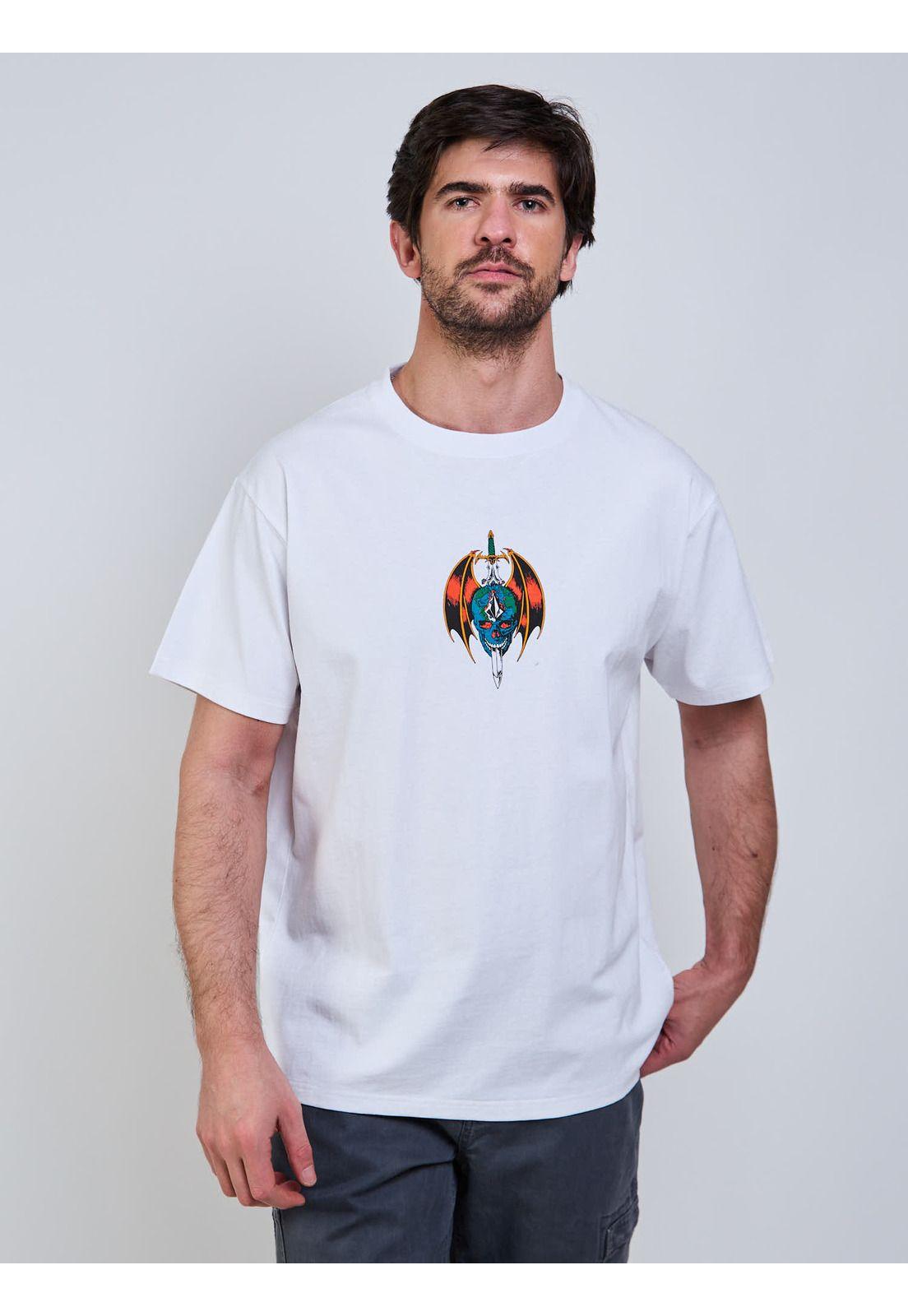 Polera MC Sneer Blanco Hombre Volcom-4