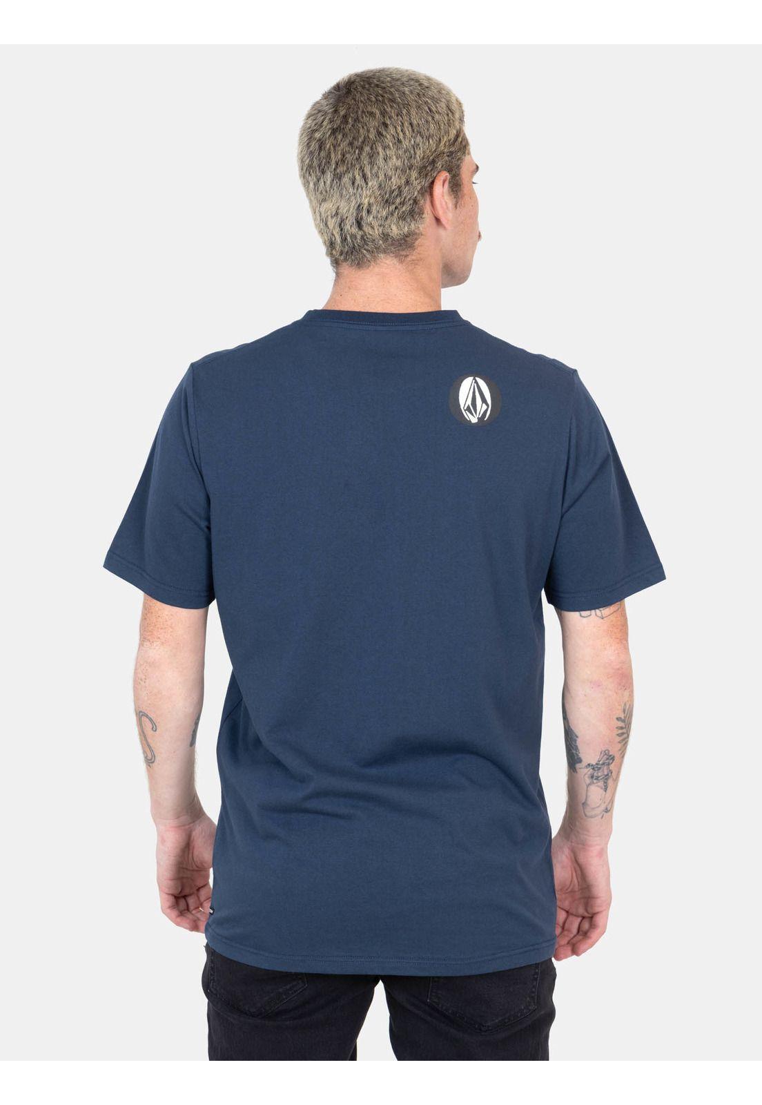 Polera MC Critter Azul Marino Hombre Volcom-1