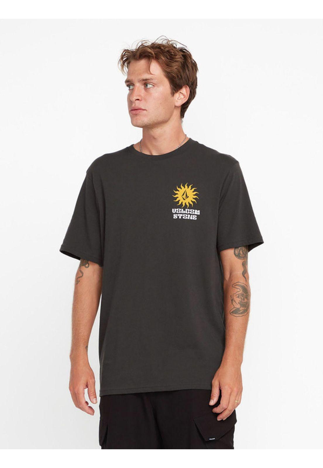 Polera Fty Rayz Negro Hombre Volcom-0
