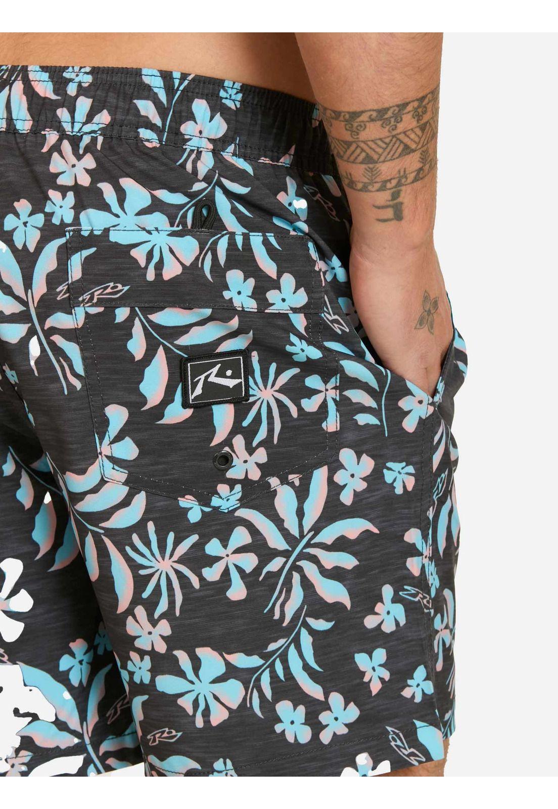 Traje De Baño Corto Forest Multicolor Hombre Rusty-2