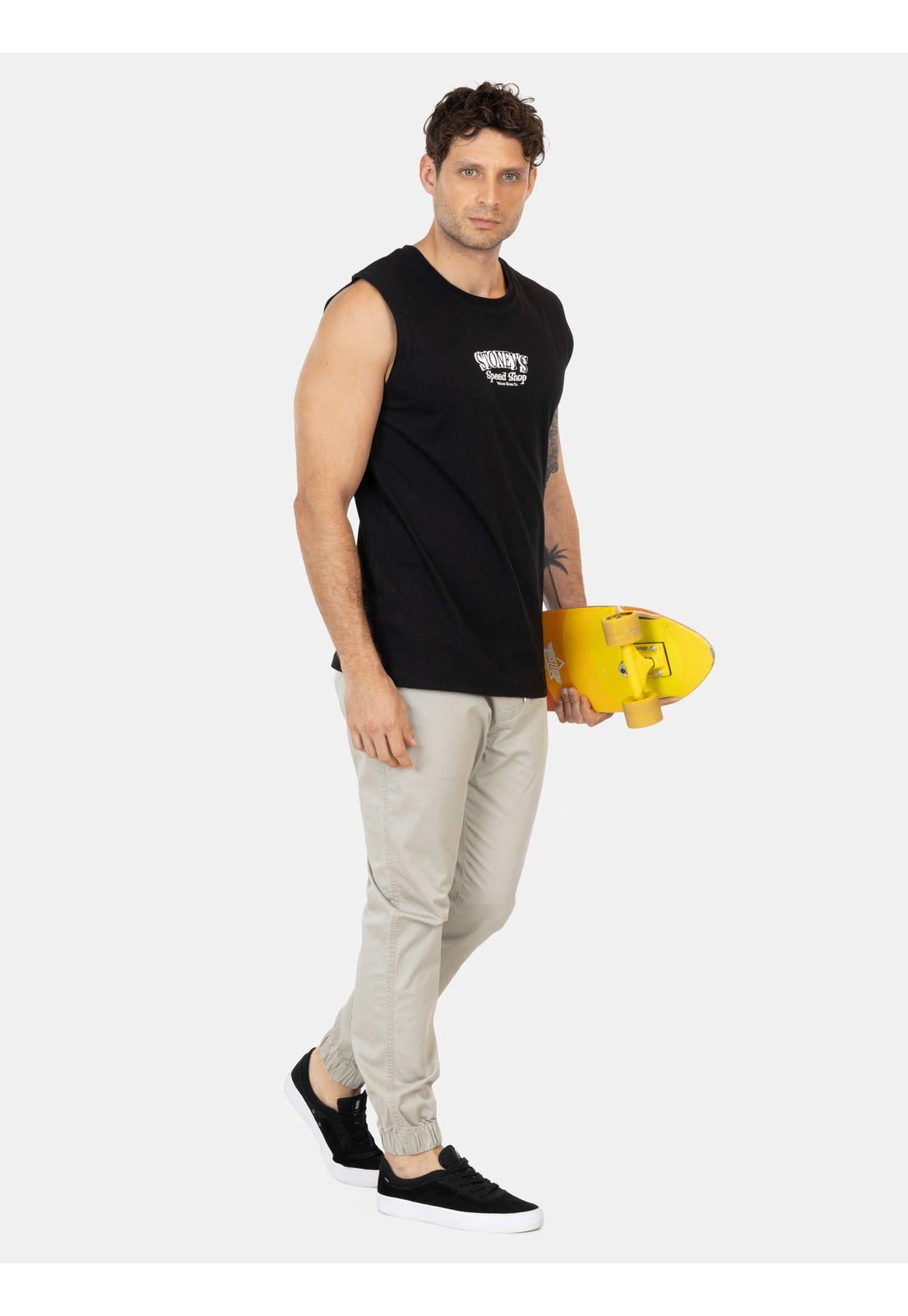 Polera SM Tidalux Negro Hombre Volcom-3