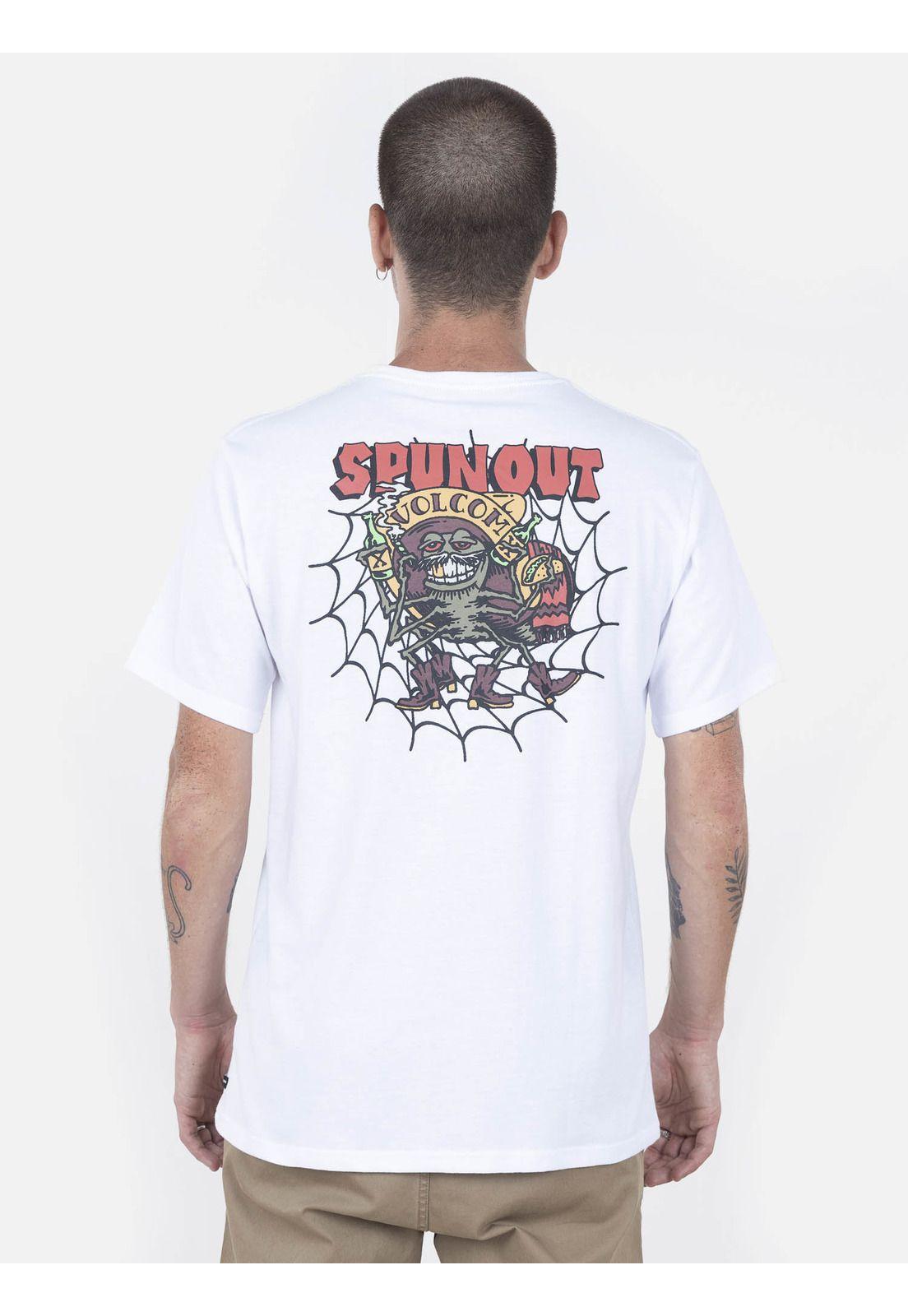 Polera Hombre SKATE VITALS PROVOSTER S/S TEE Blanco Volcom-1