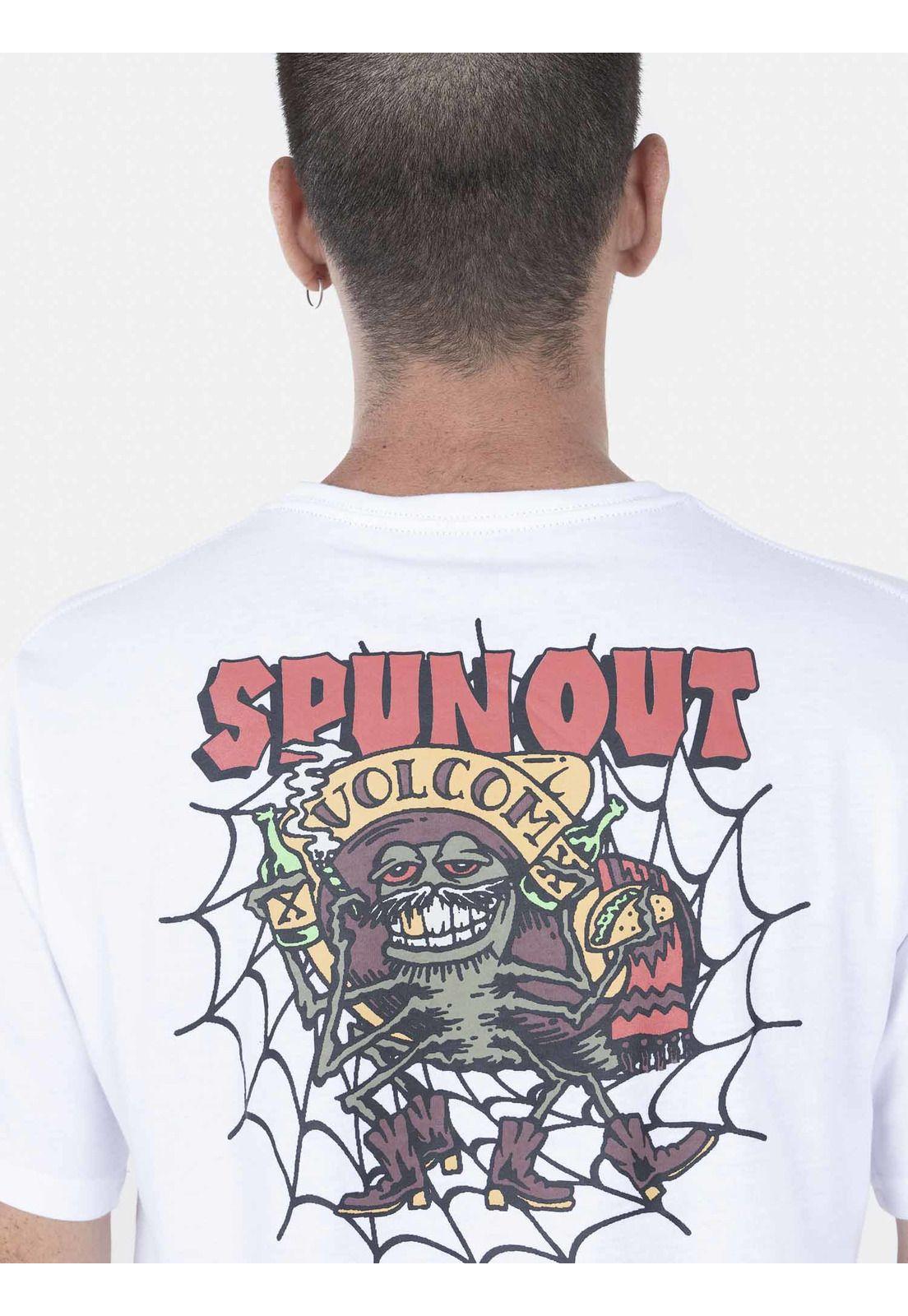 Polera Hombre SKATE VITALS PROVOSTER S/S TEE Blanco Volcom-2
