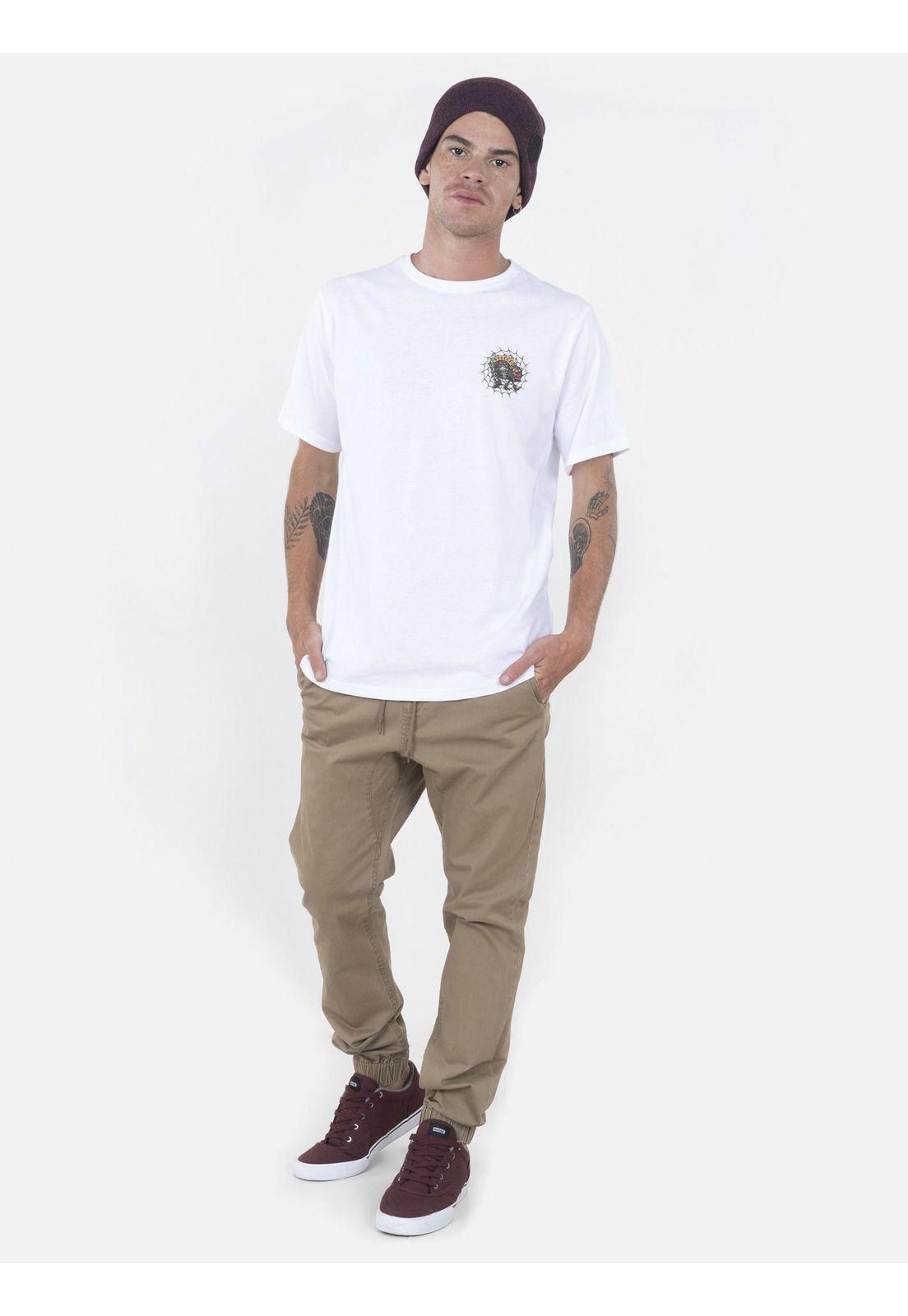 Polera Hombre SKATE VITALS PROVOSTER S/S TEE Blanco Volcom-3