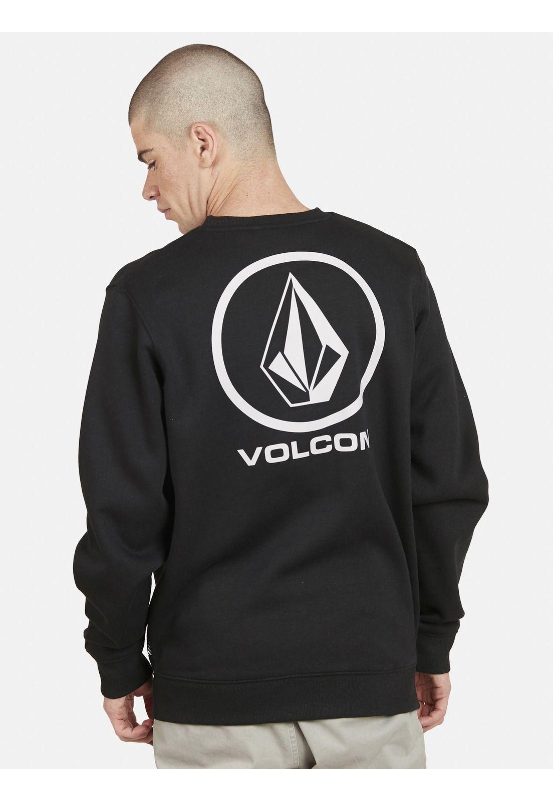 Poleron CLASSIC VLCOM Hombre Negro Volcom-1