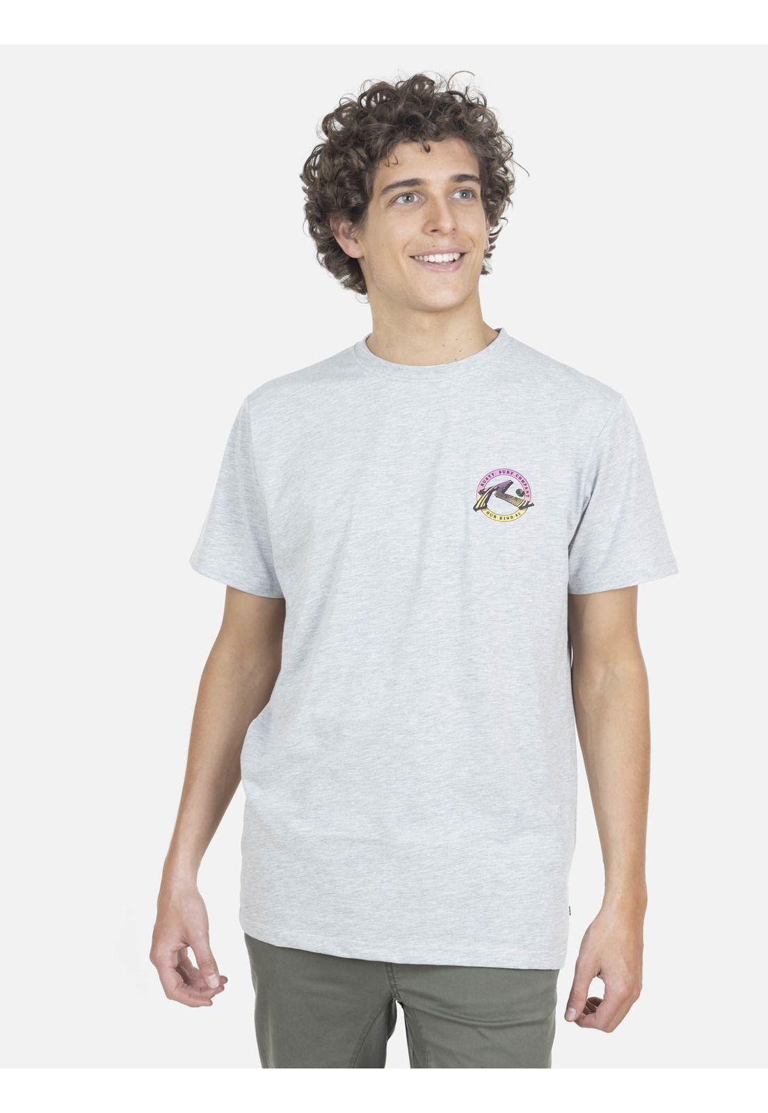 Polera Hombre SPIRAL S/S TEE Gris Rusty-0