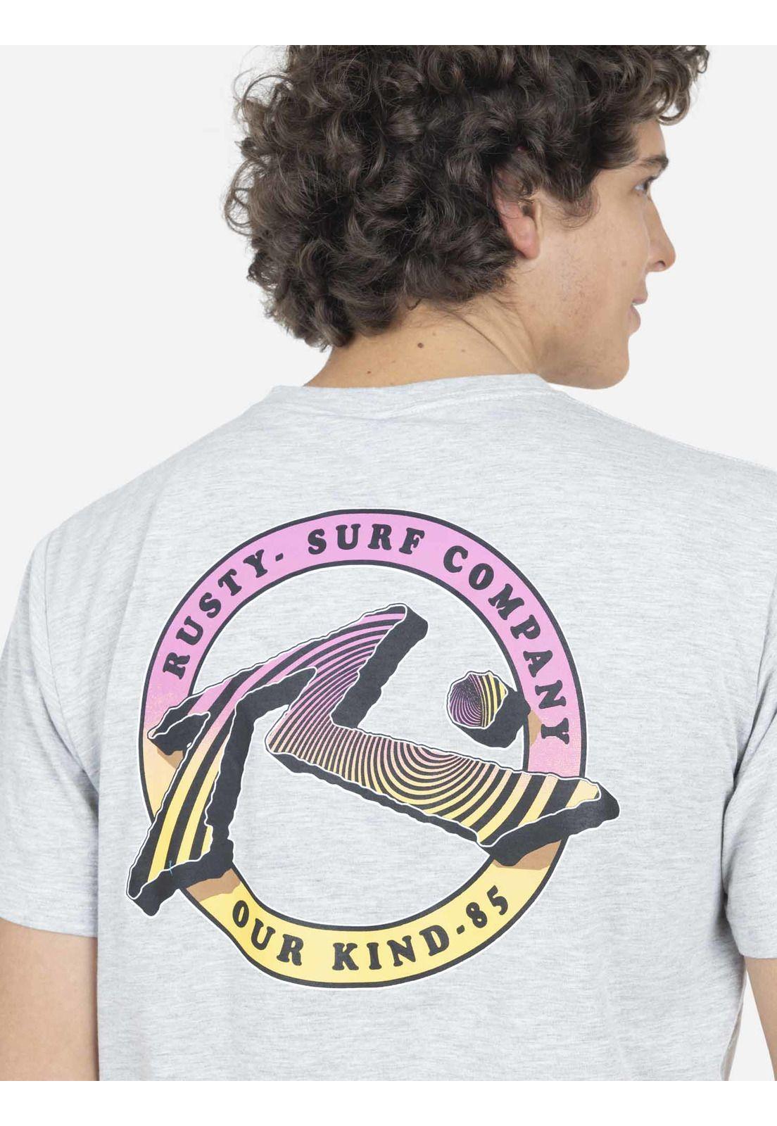 Polera Hombre SPIRAL S/S TEE Gris Rusty-2