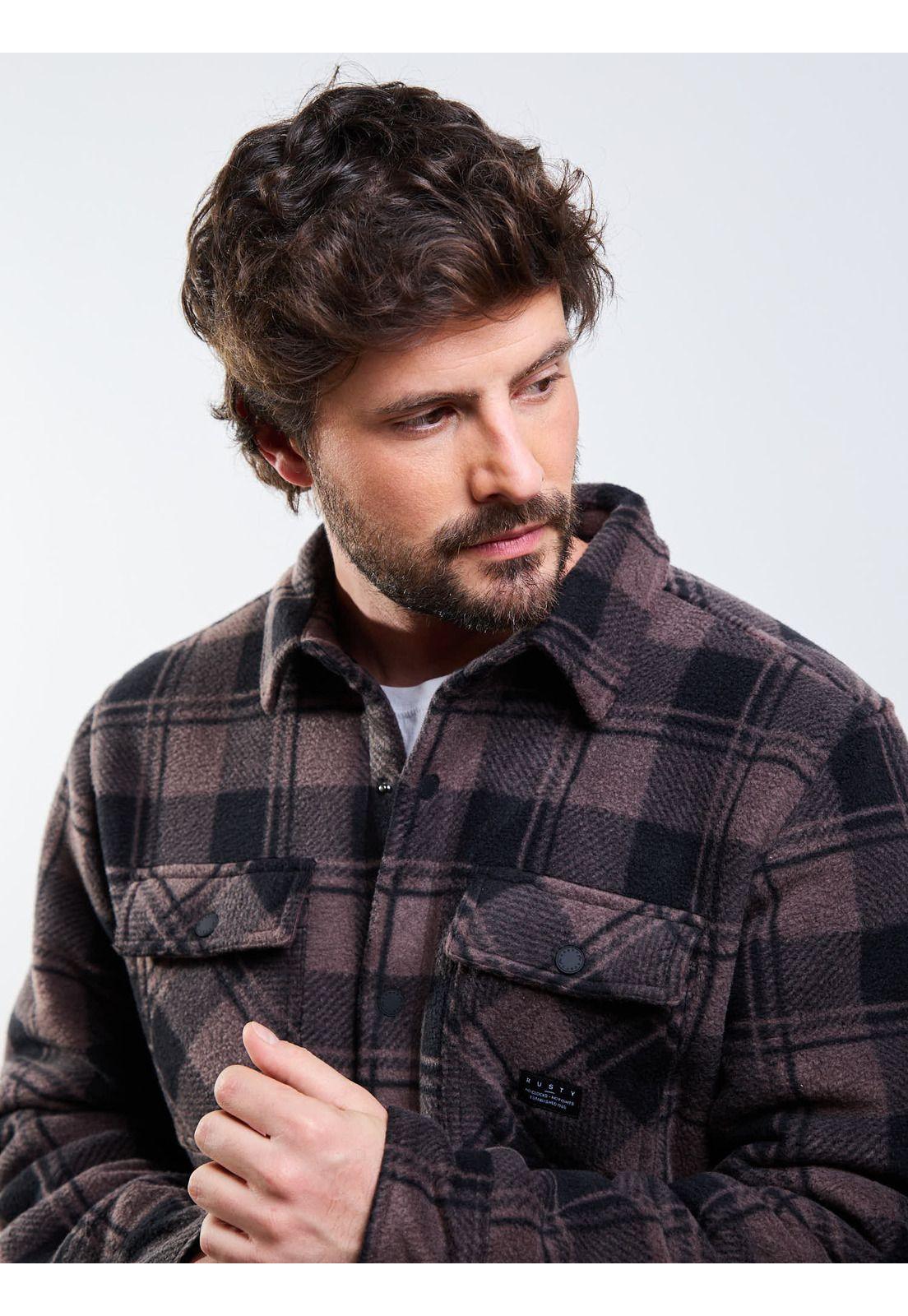 Overshirt Shoreline R Café Hombre Rusty-3