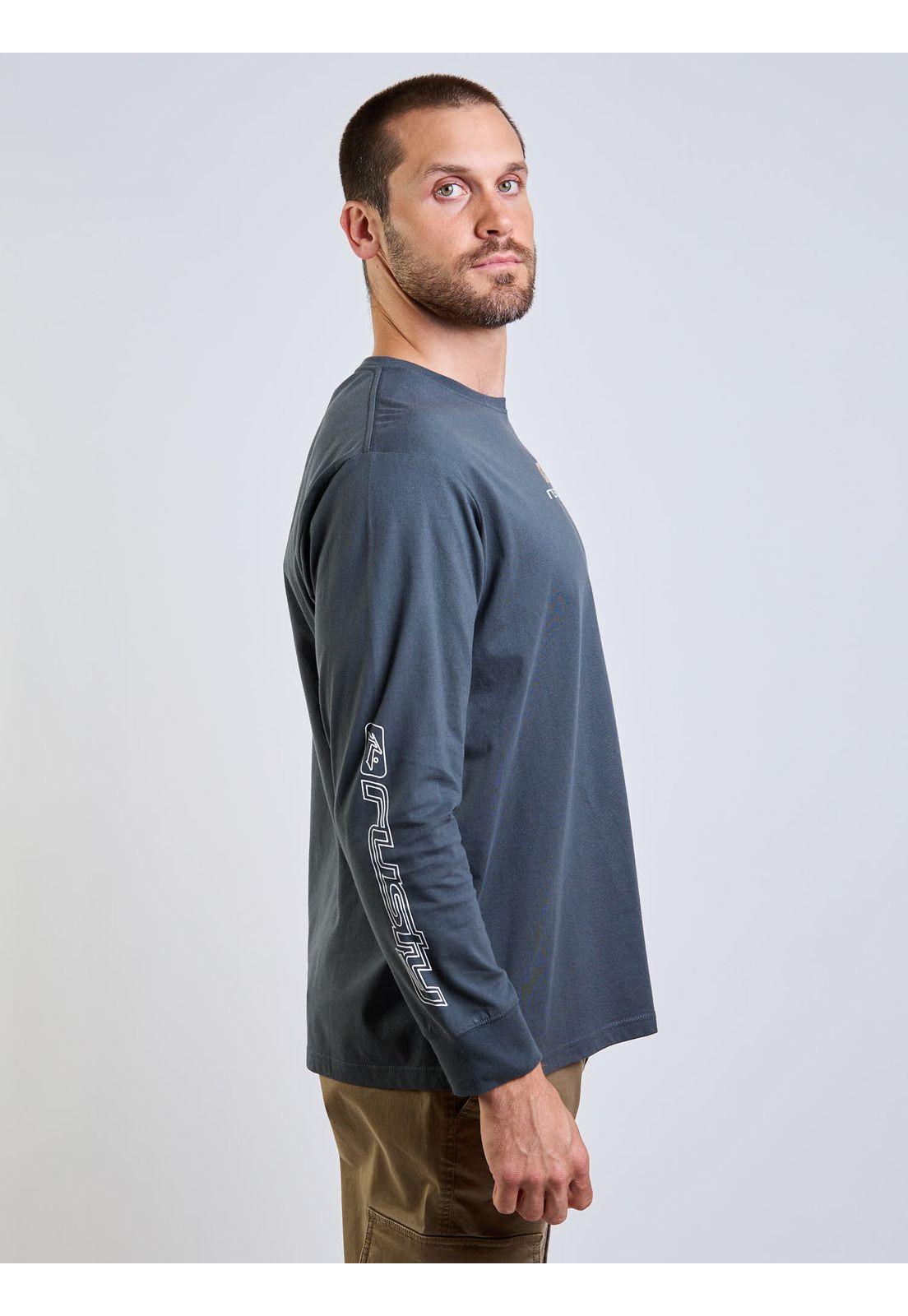 Polera ML Speed R Gris Hombre Rusty-2