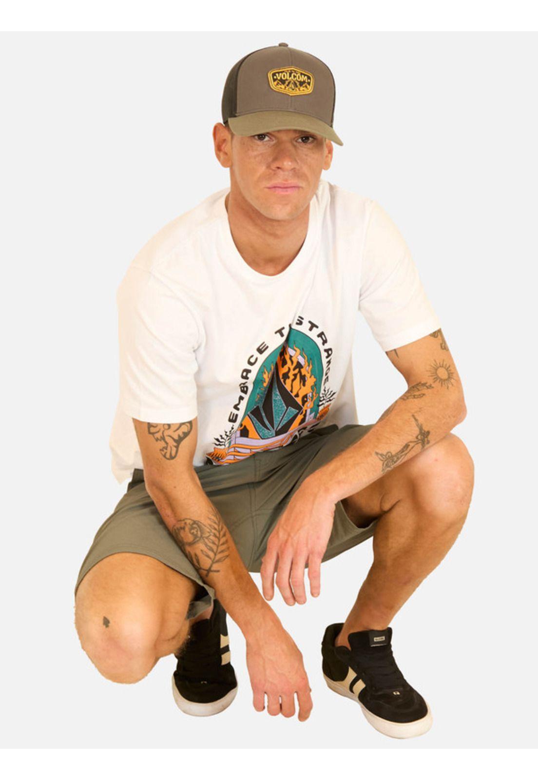Bermuda Volcom Hybrid Ripstop Verde Hombre Volcom-3