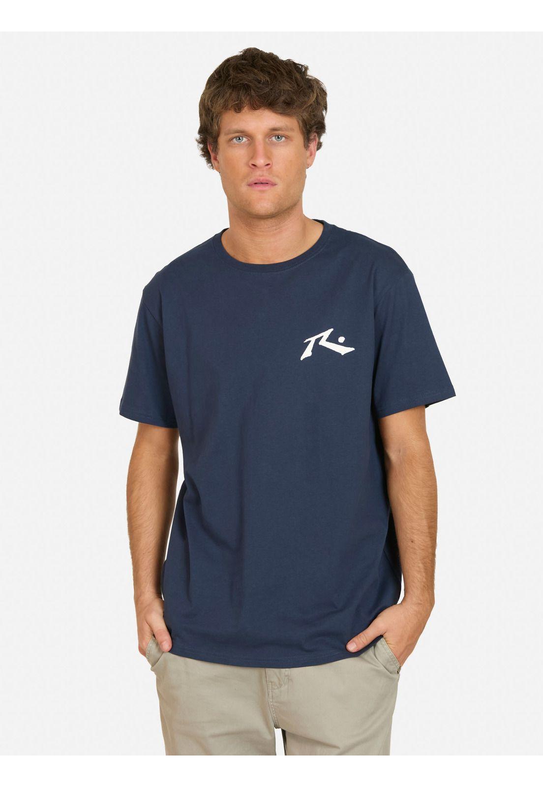 Polera MC Bruma Azul Hombre Rusty-3