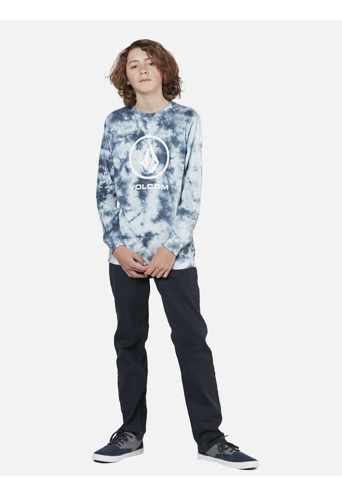 Polera M/L Juvenil 7P195-MV22 Azul Volcom-3