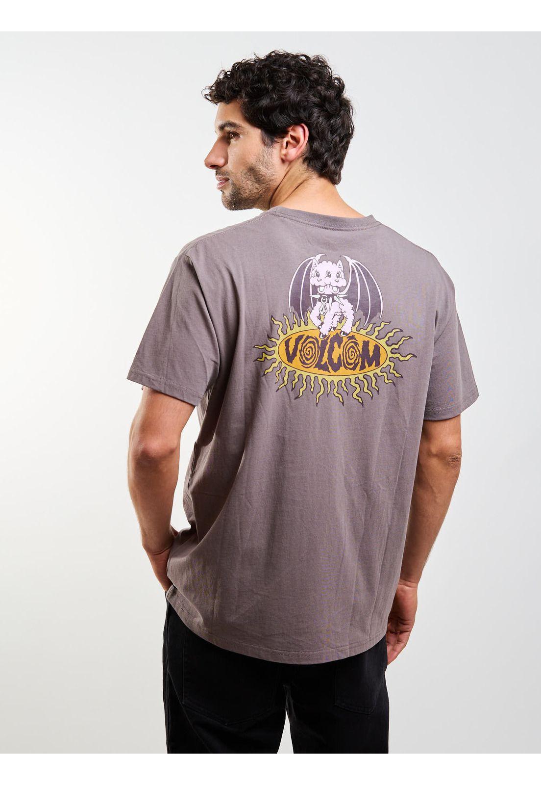 Polera MC Circle Stone Café Hombre Volcom-3